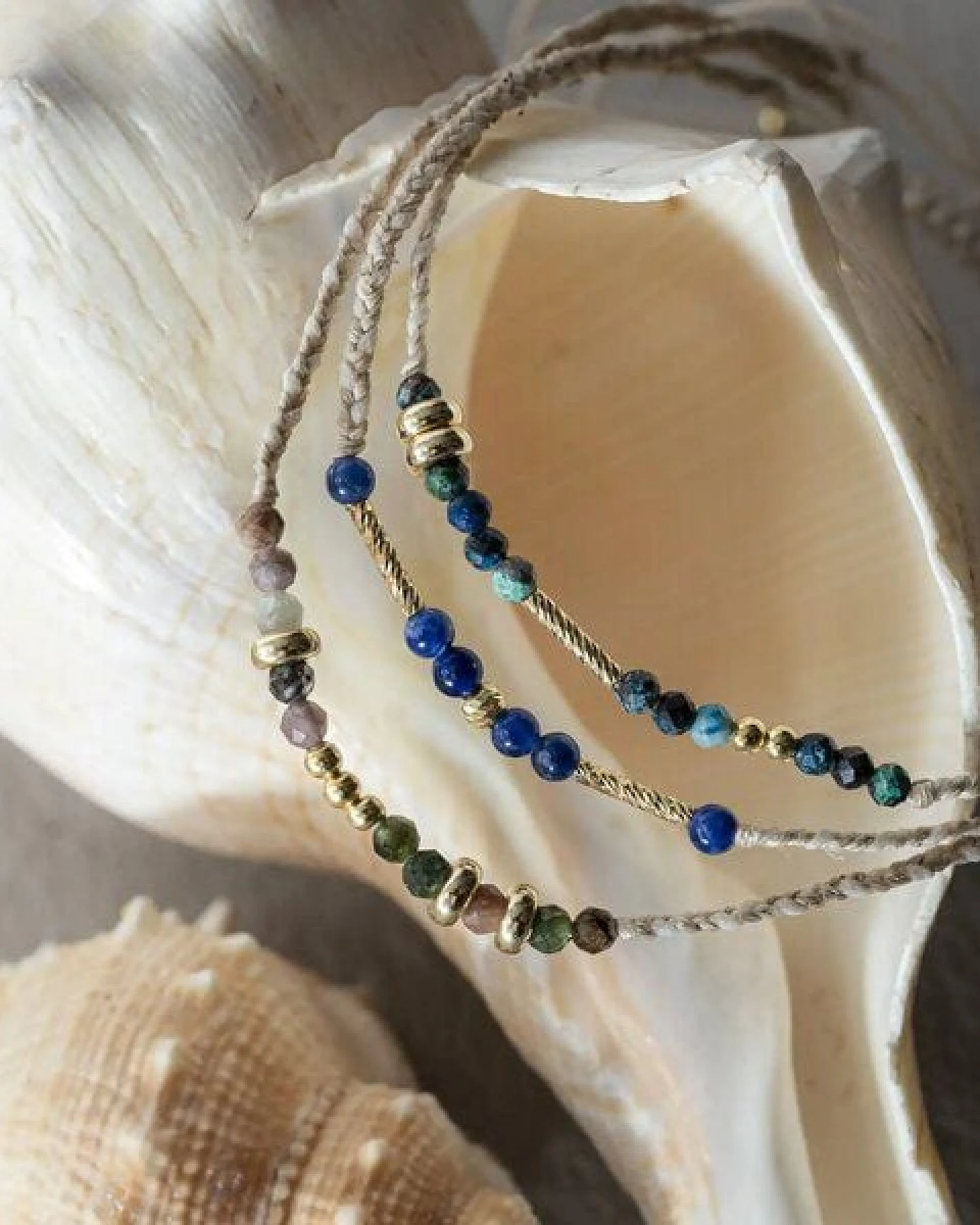 fejn jewelry Armband 'tourmaline' - mit Turmalin und Bananenfasern – Ansicht 2