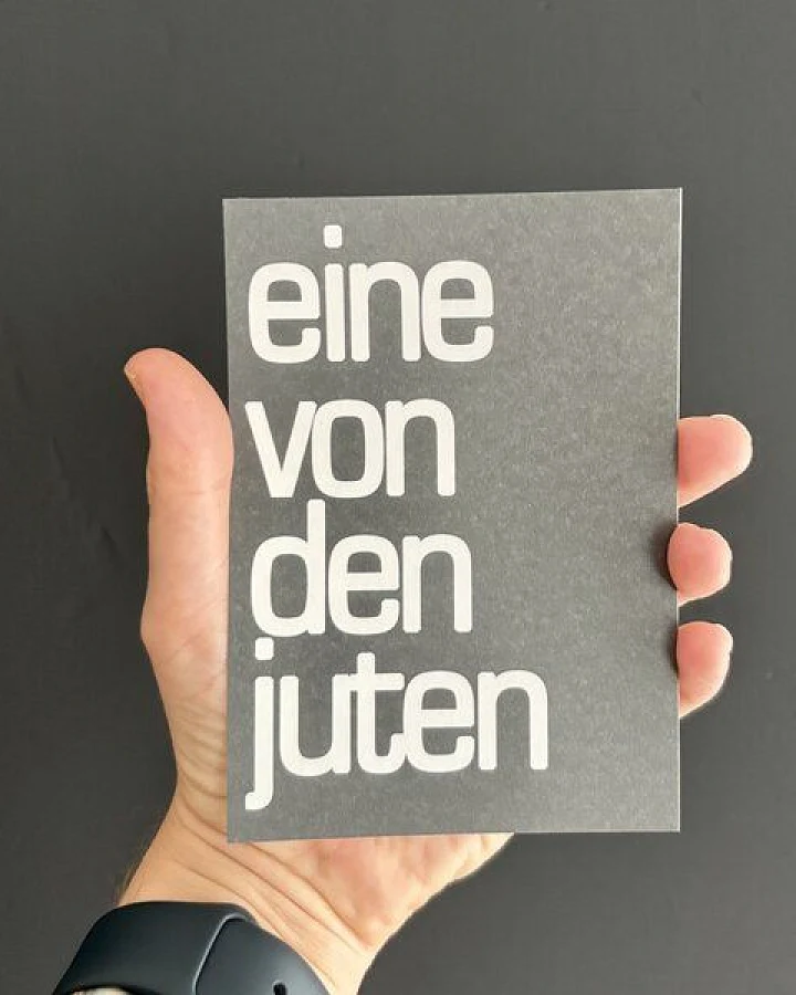 ilovemixtapes Sag’s mit Stil – Postkarte „eine von den juten“