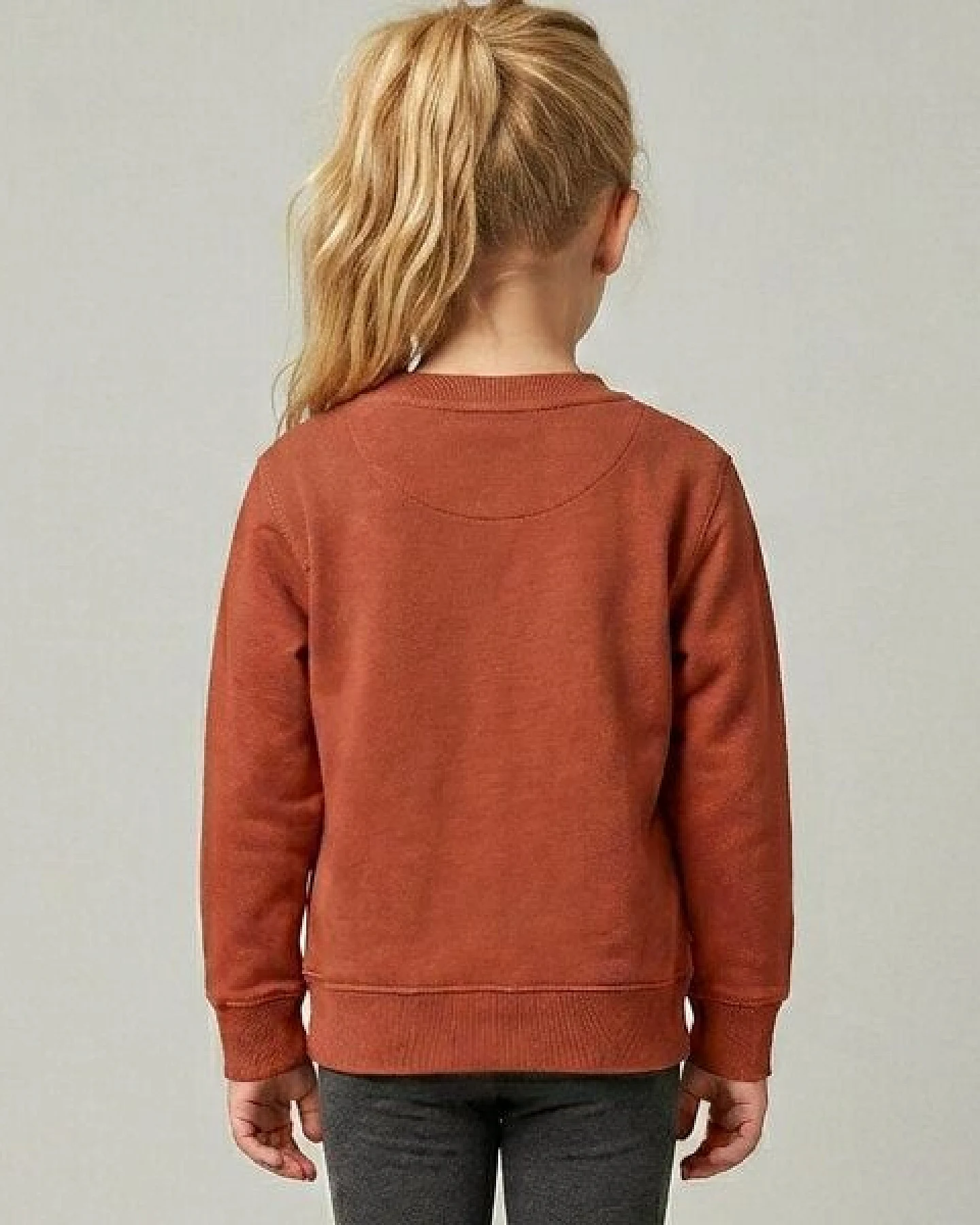little kiwi Kinder Sweatshirt, "Kopfhörer auf", Heritage Brown – Ansicht 2