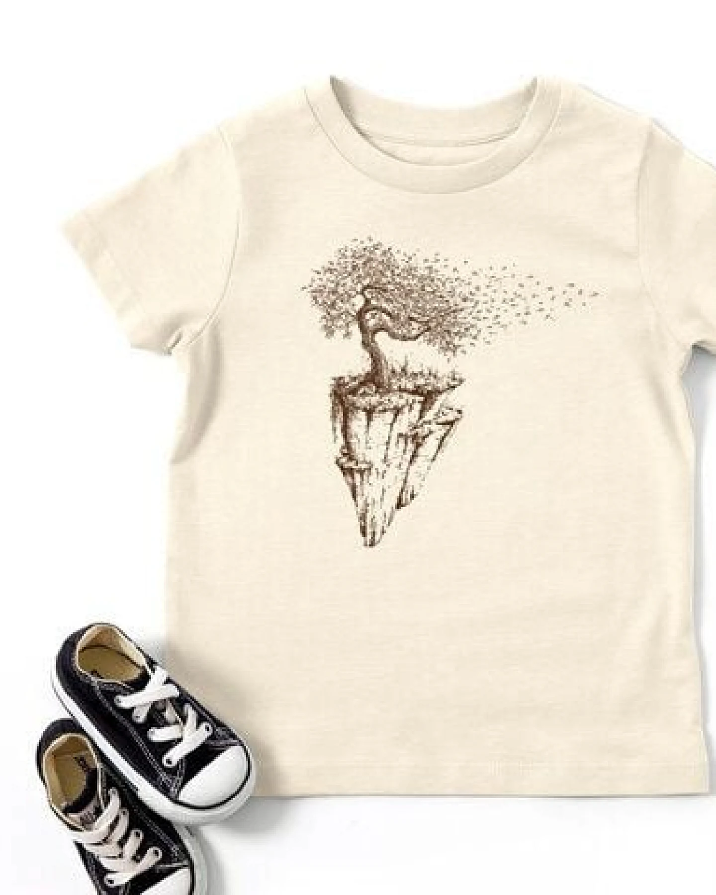 Life-Tree Shirt aus Biobaumwolle Fairwear für Kids "Maple Island" in verschiedenen Farben – Ansicht 2