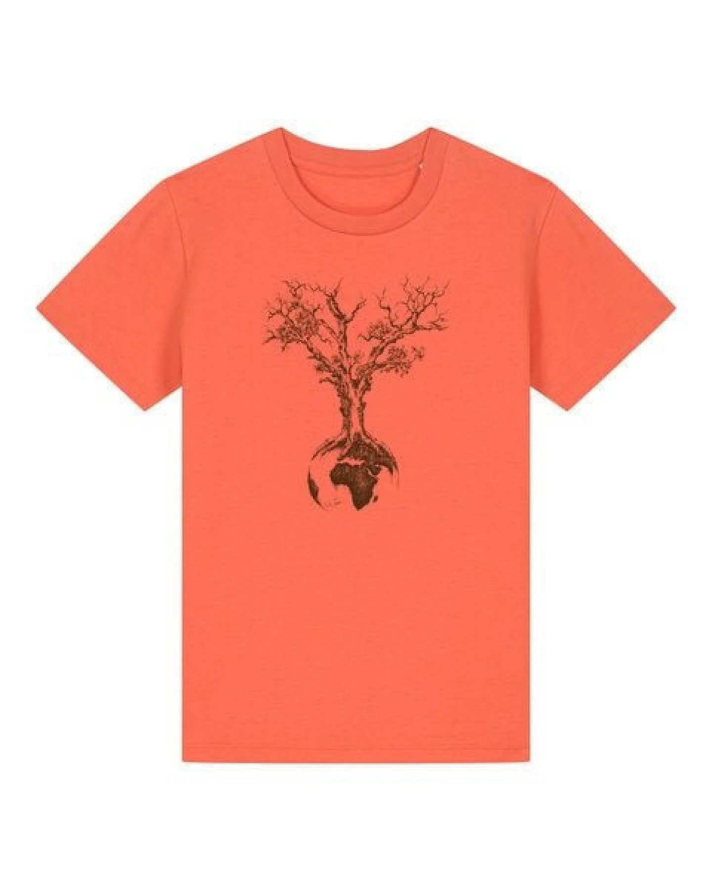 Life-Tree Shirt aus Biobaumwolle Fairwear für Kids "Weltenbaum" in verschiedenen Farben – Ansicht 3