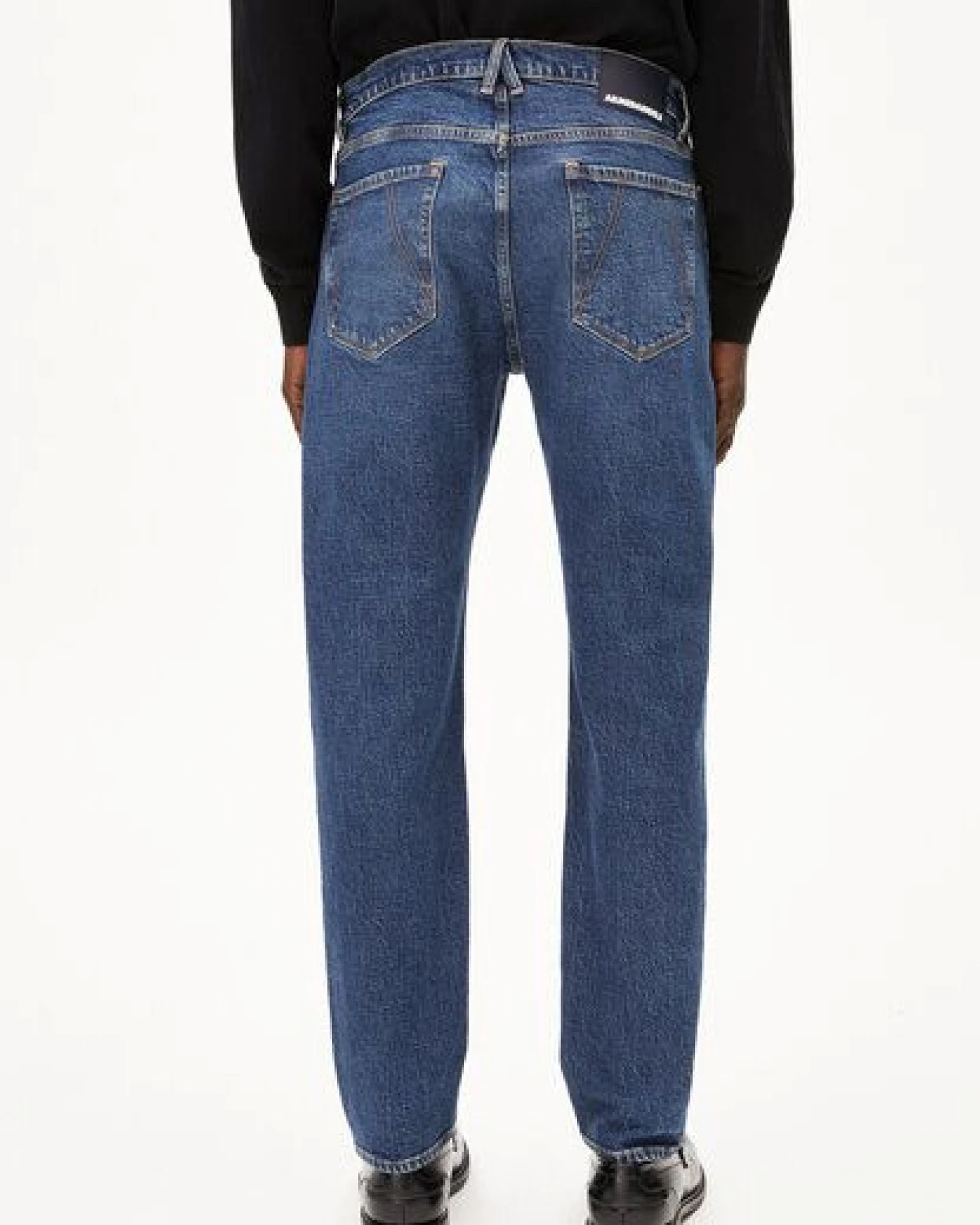 ARMEDANGELS DYLAANO Herren Jeans Straight Leg Mid Waist Bio-Baumwoll Mix Comfort-Stretch – Ansicht 2