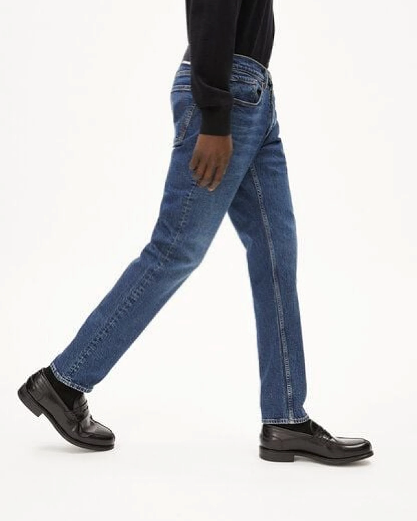 ARMEDANGELS DYLAANO Herren Jeans Straight Leg Mid Waist Bio-Baumwoll Mix Comfort-Stretch – Ansicht 4