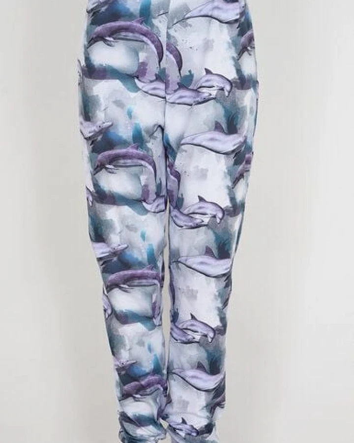 Lena Schokolade Delfin Traum Hose aus Bio-Jersey