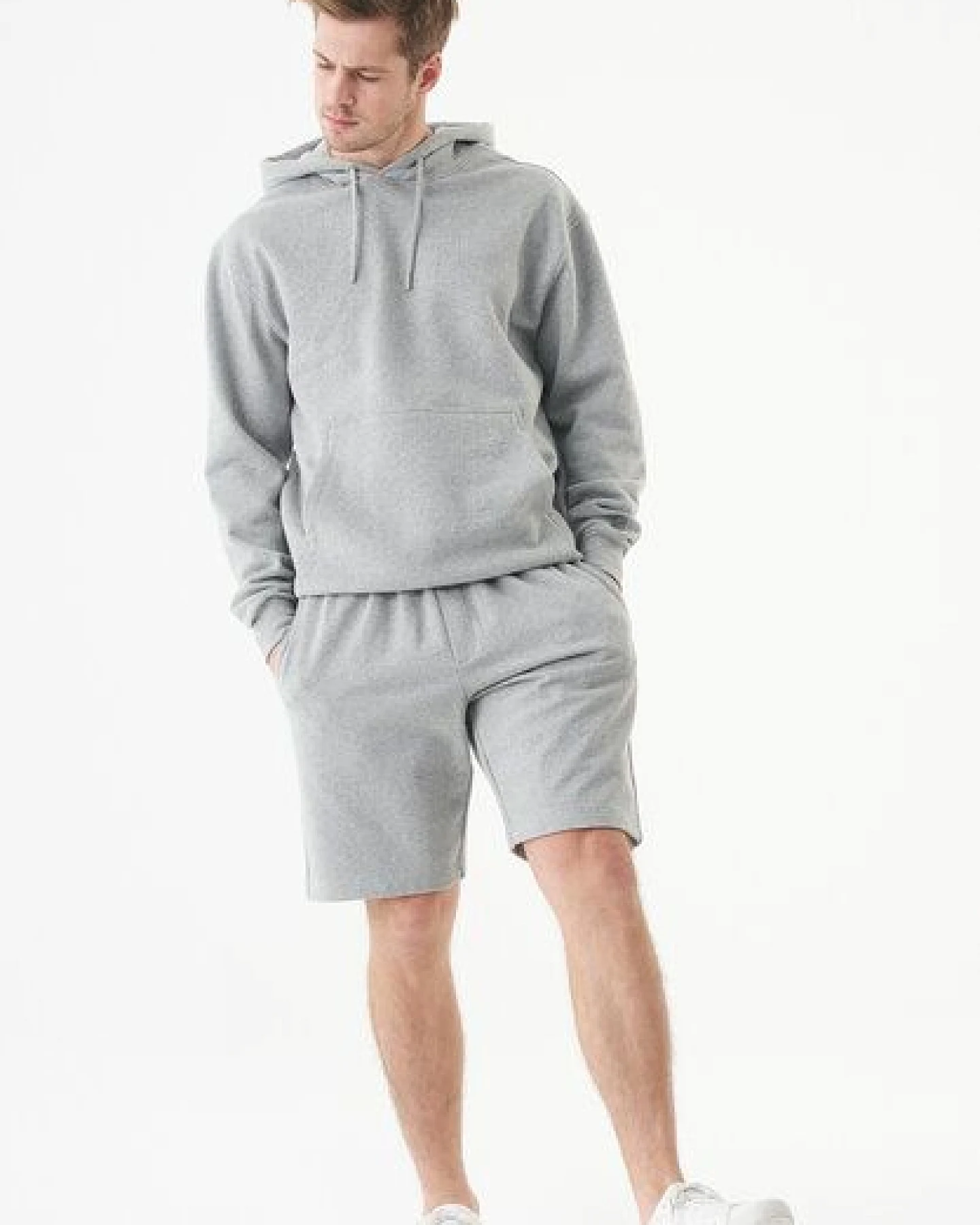 ORGANICATION ESSENTIALS-SHADI- Shorts aus Bio-Baumwolle – Ansicht 2