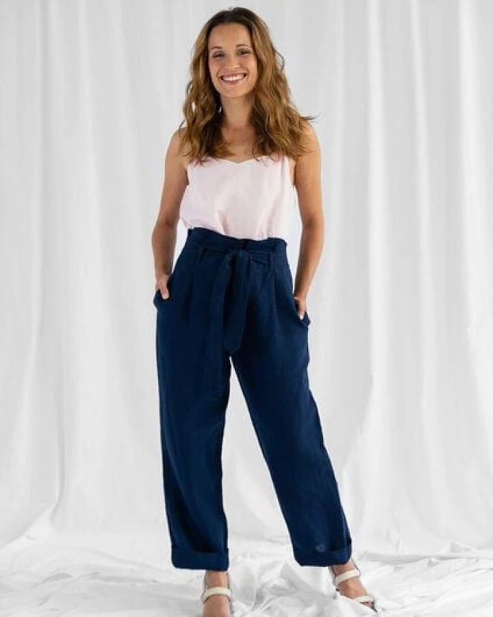 Sophia Schneider-Esleben Paperbag Gita - Hose aus Bio Baumwolle