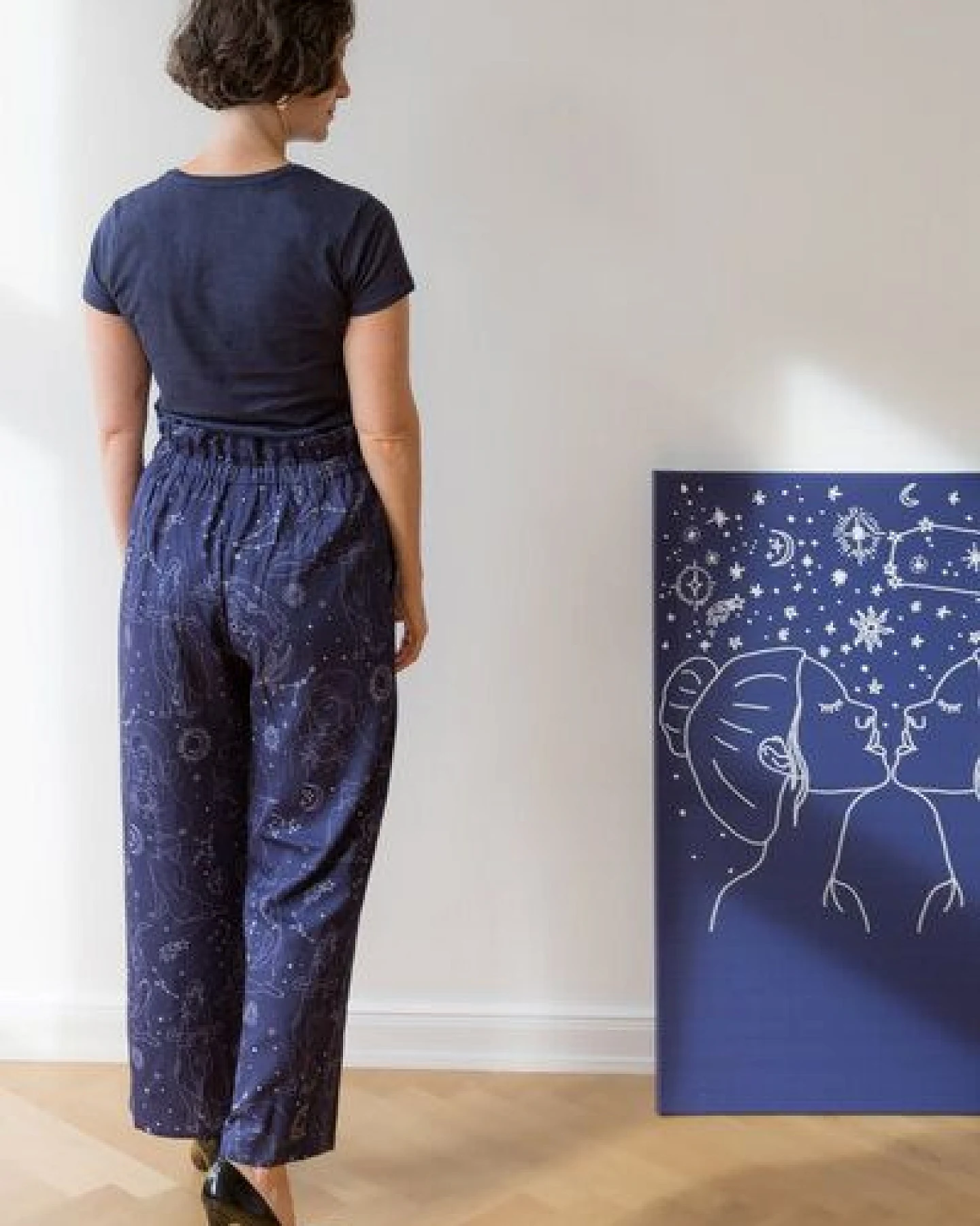 Sophia Schneider-Esleben Paperbag, Zodiac - Hose aus Bio-Baumwolle – Ansicht 2