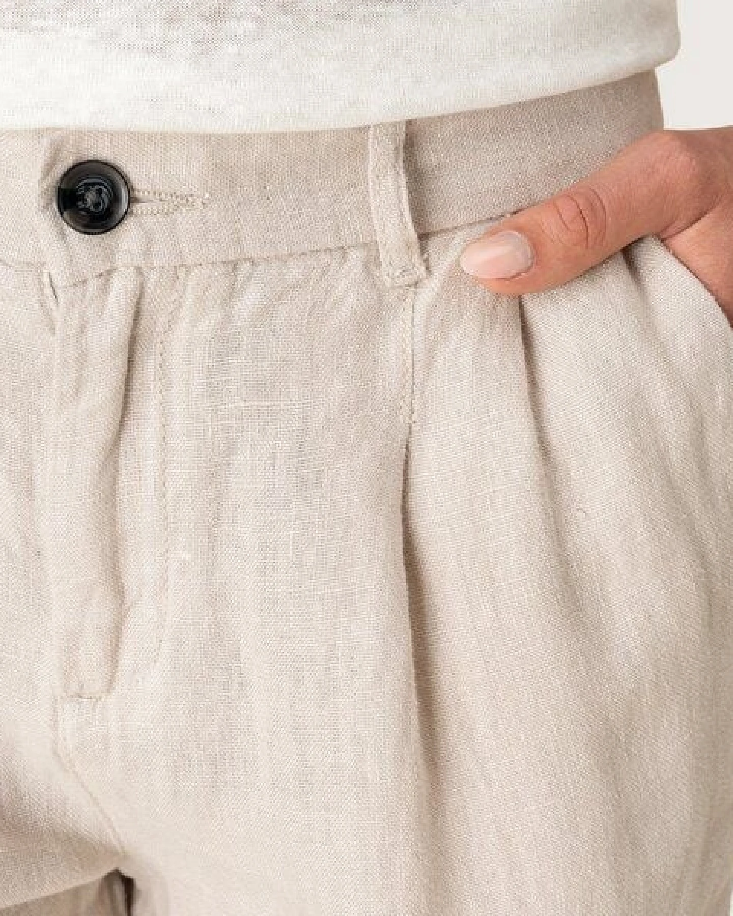YTWOO Damen Leinenhose – Ansicht 3