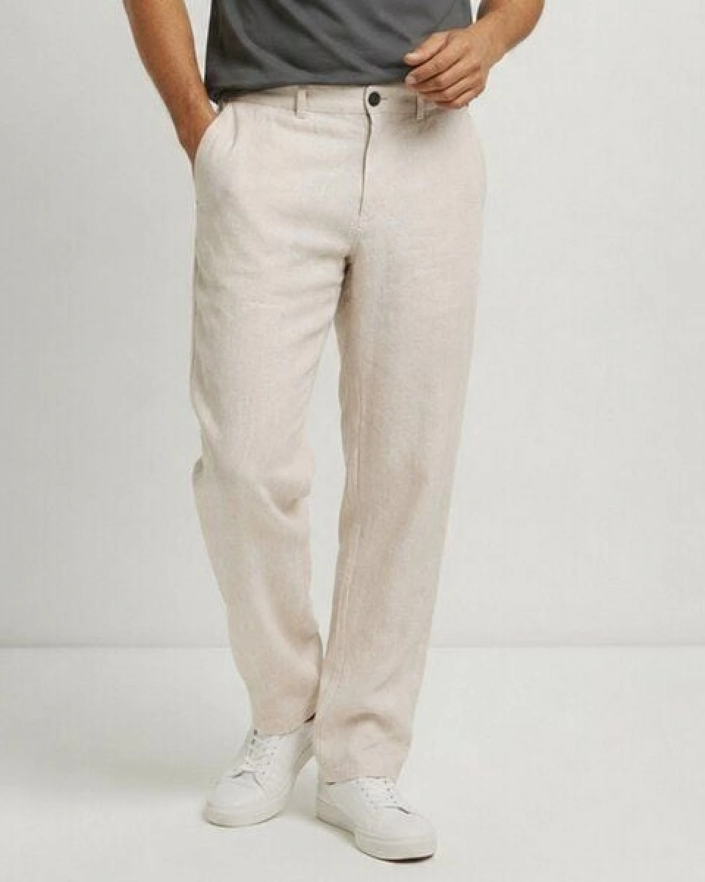 YTWOO Herren Leinenhose – Ansicht 2