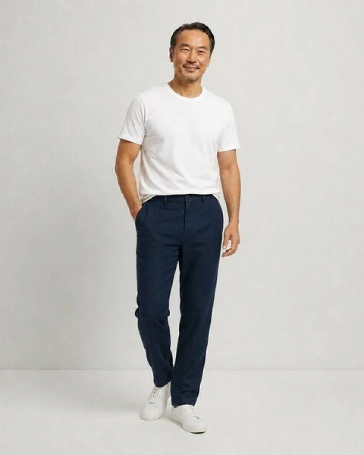 YTWOO Herren Leinenhose