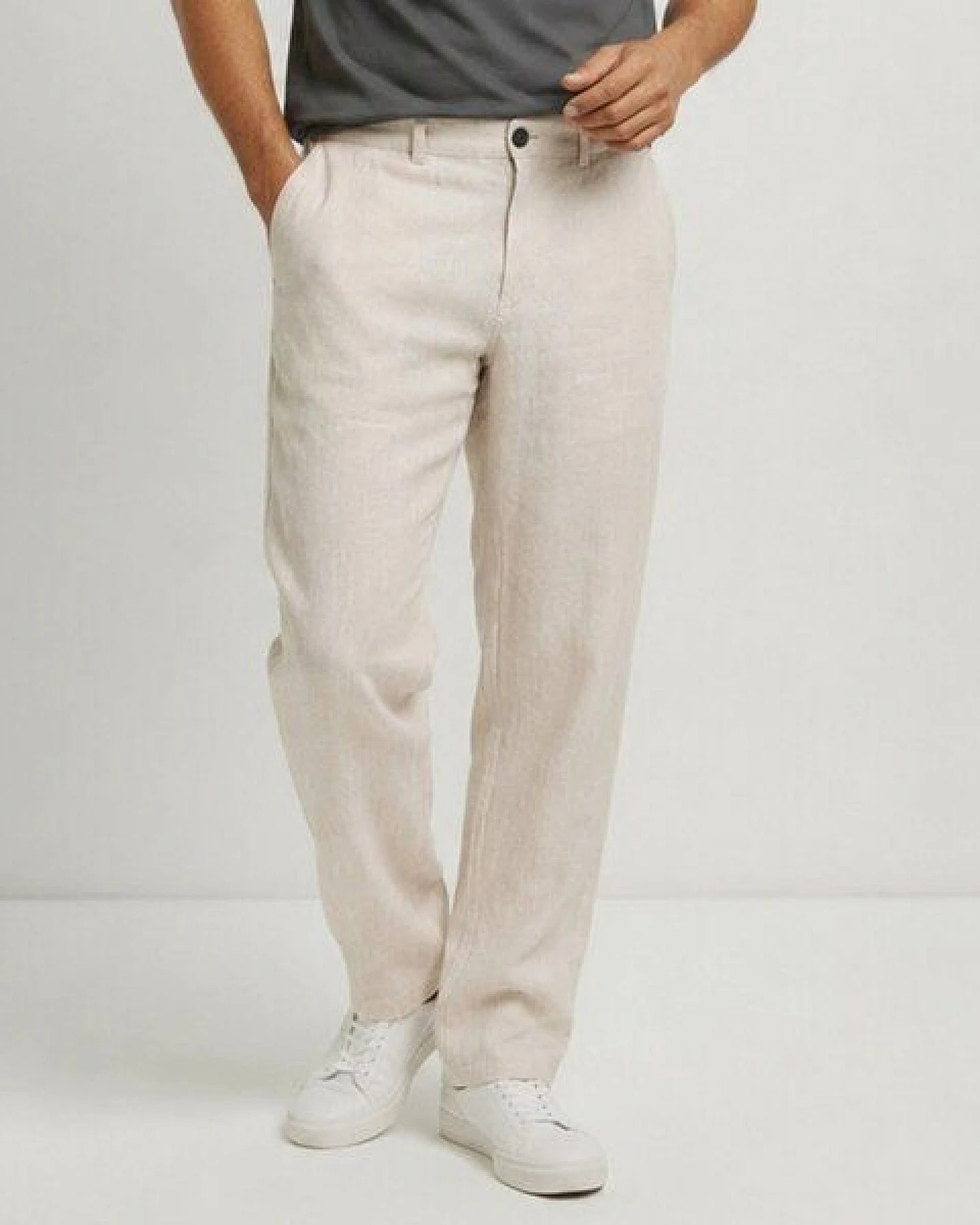 YTWOO Herren Leinenhose – Ansicht 2