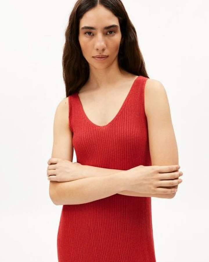 ARMEDANGELS LINEN BLEND Damen Strickkleid aus Leinen-Mix