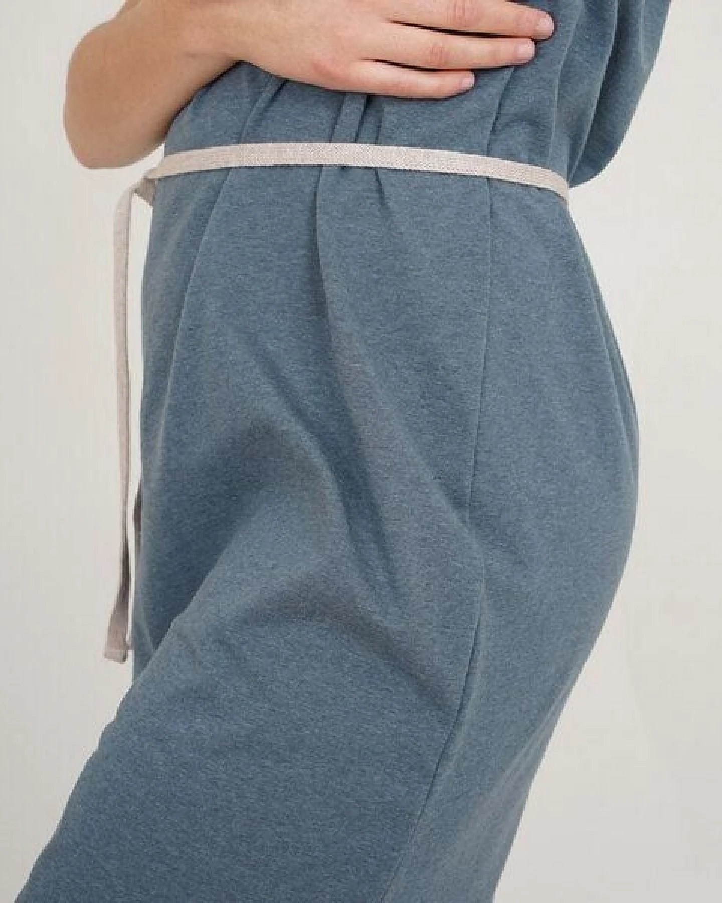 Lena Schokolade Kleid Air meliert aus Bio-Jersey – Ansicht 2