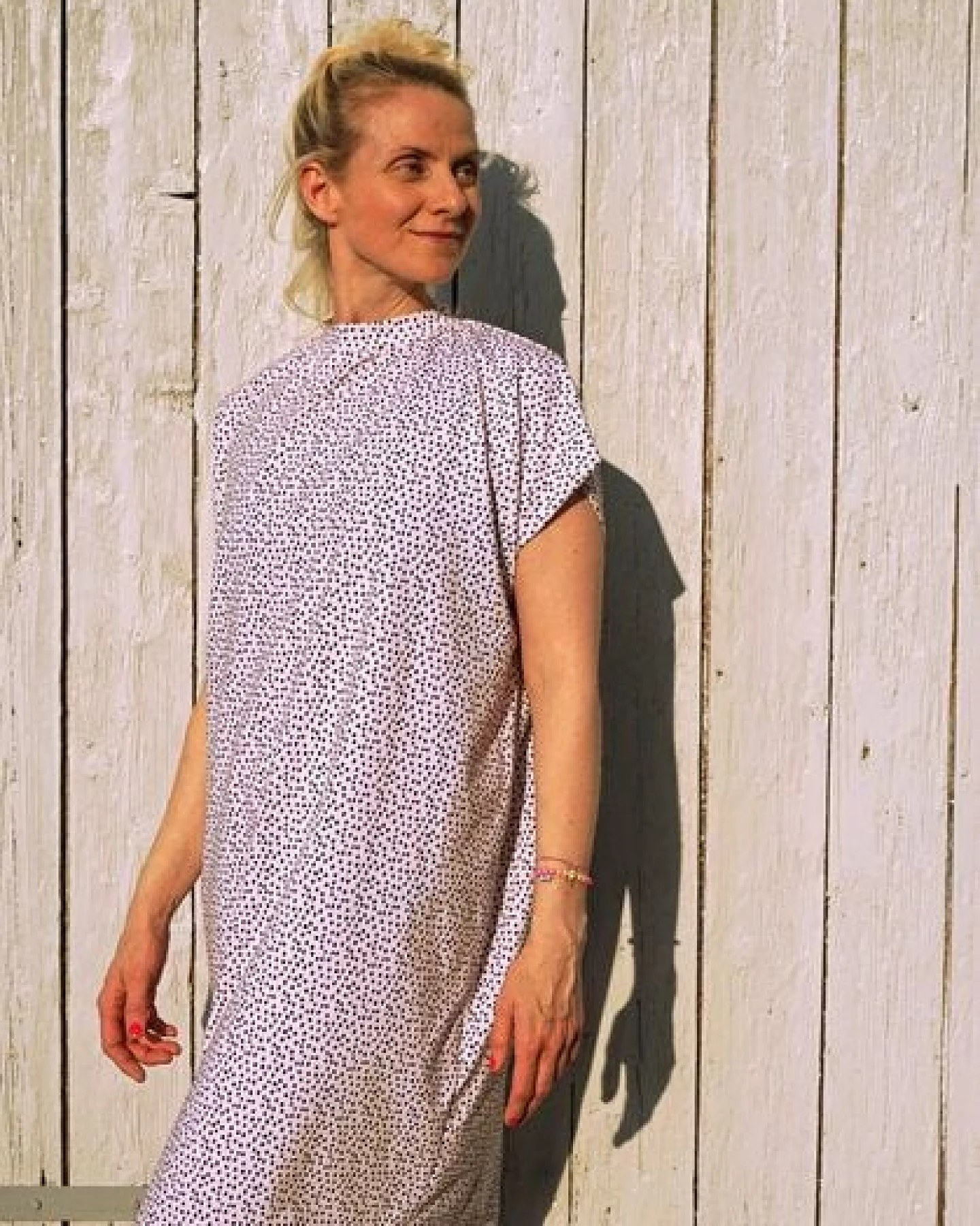 Lena Schokolade Kleid light dots aus Bio-Baumwolle – Ansicht 4