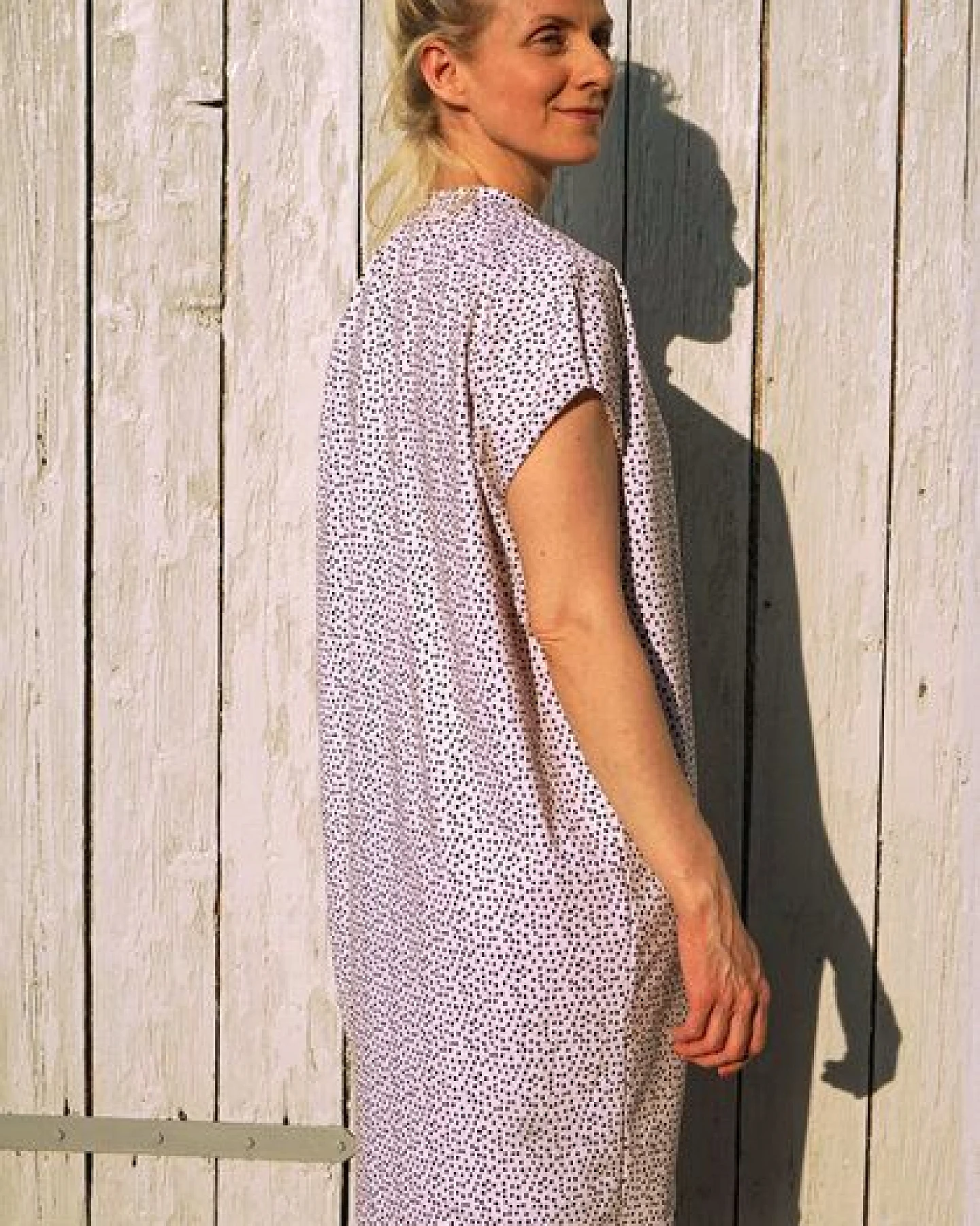 Lena Schokolade Kleid light dots aus Bio-Baumwolle – Ansicht 3
