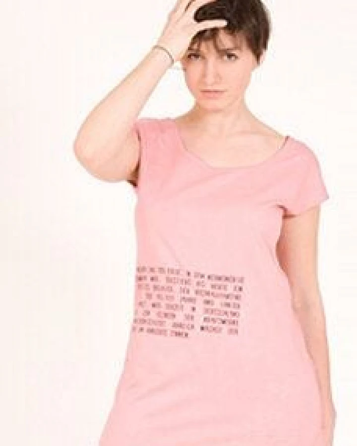 Lena Schokolade T-Shirt Kleid "Gold"