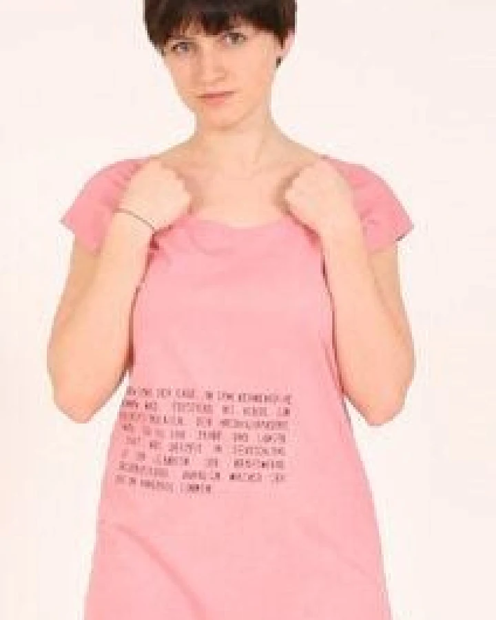 Lena Schokolade T-Shirt Kleid "Völkermord"