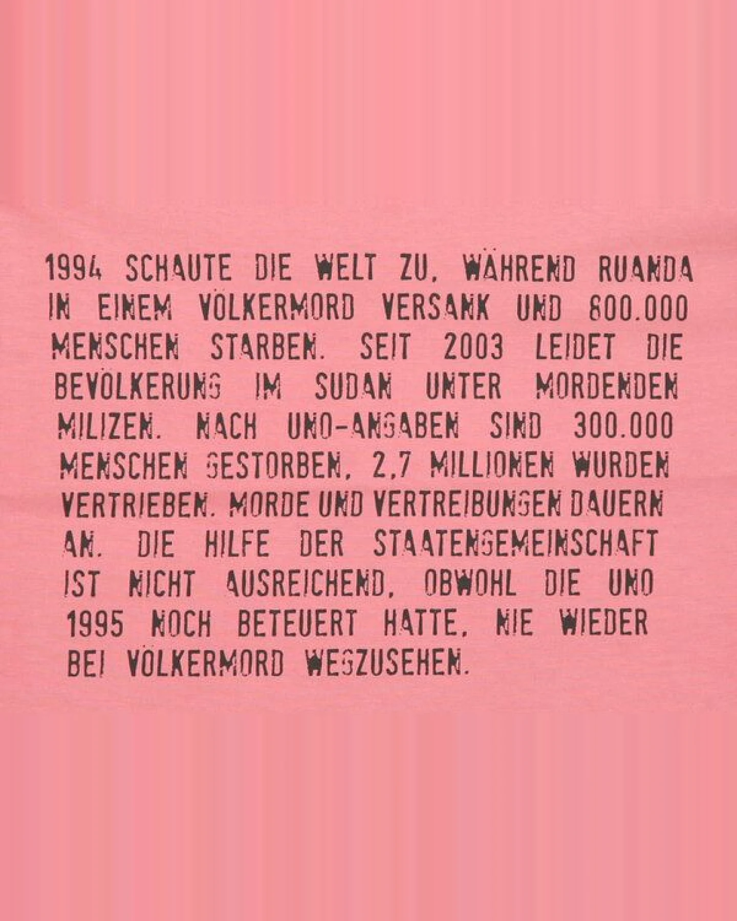 Lena Schokolade T-Shirt Kleid "Völkermord" – Ansicht 2
