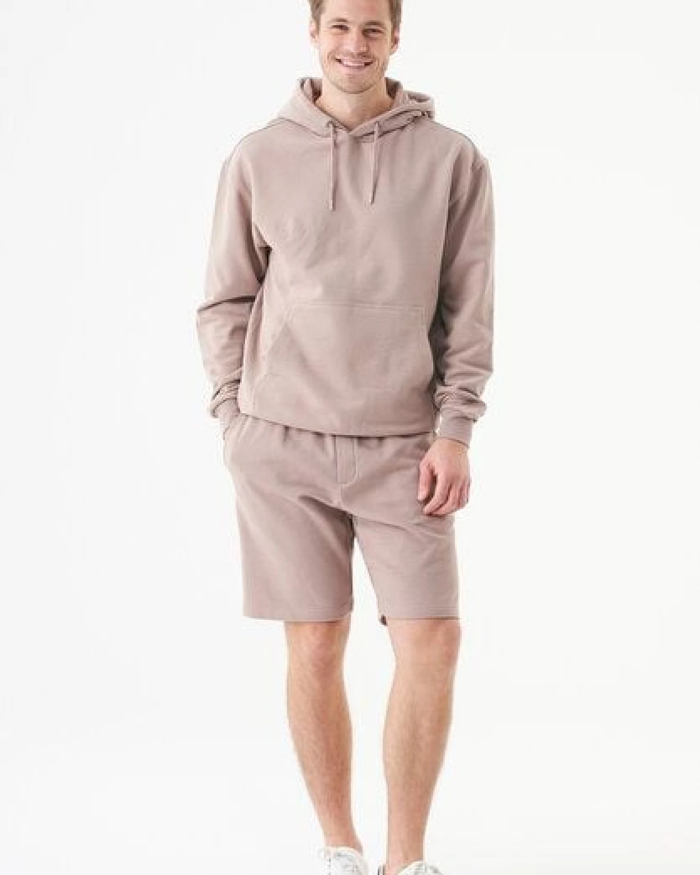 ORGANICATION ESSENTIALS-SHADI- Shorts aus Bio-Baumwolle – Ansicht 2
