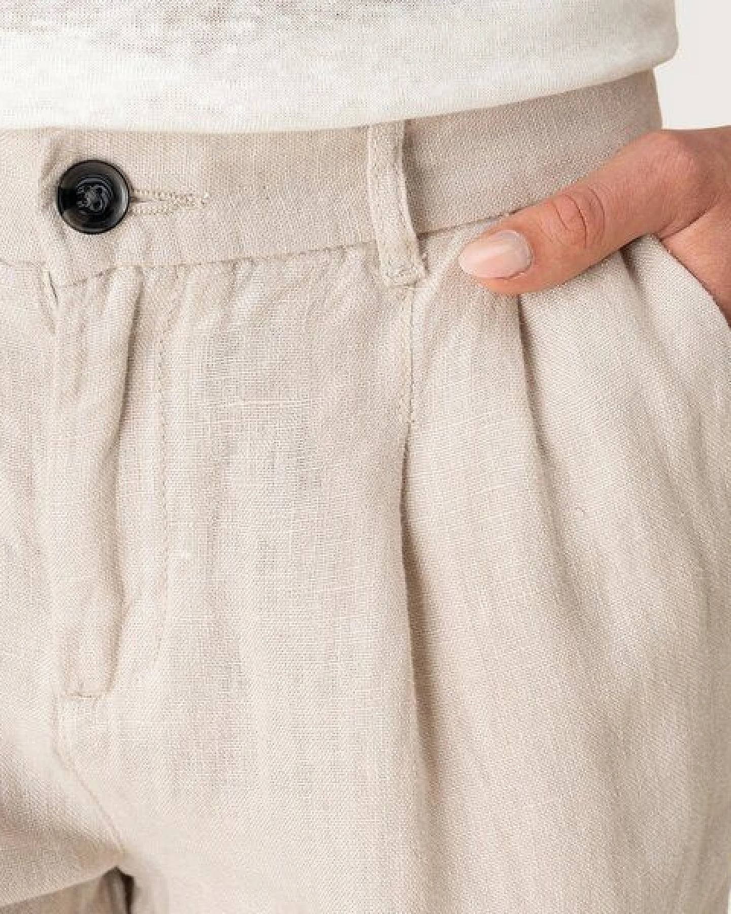 YTWOO Damen Leinenhose – Ansicht 3