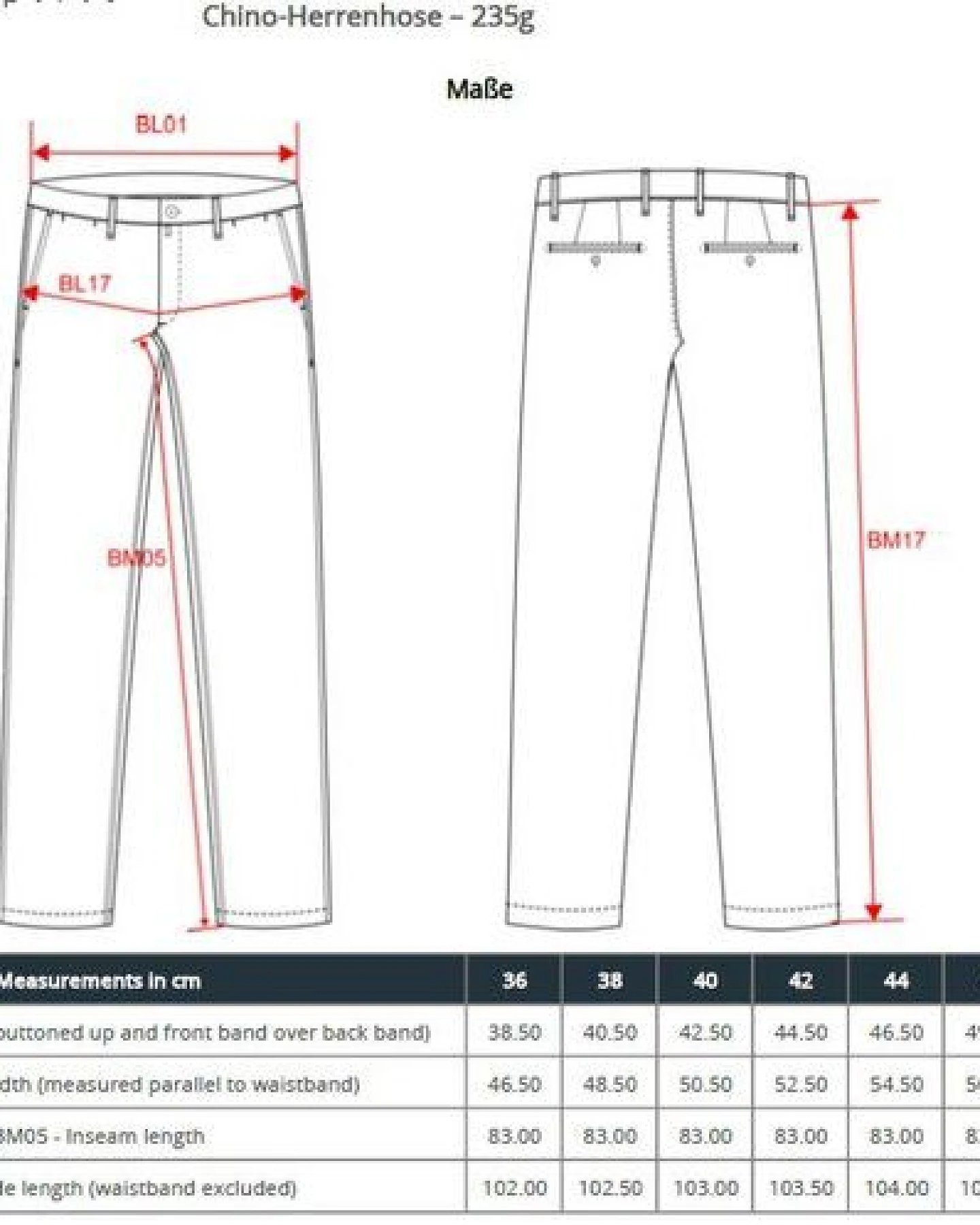 YTWOO Herren Chinohose aus Baumwolle in vielen Farbvarianten – Ansicht 2