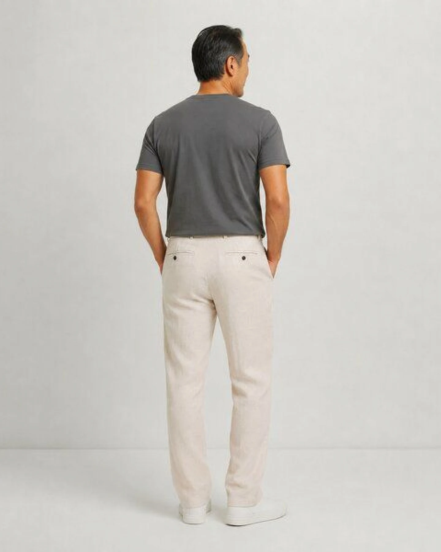 YTWOO Herren Leinenhose – Ansicht 3