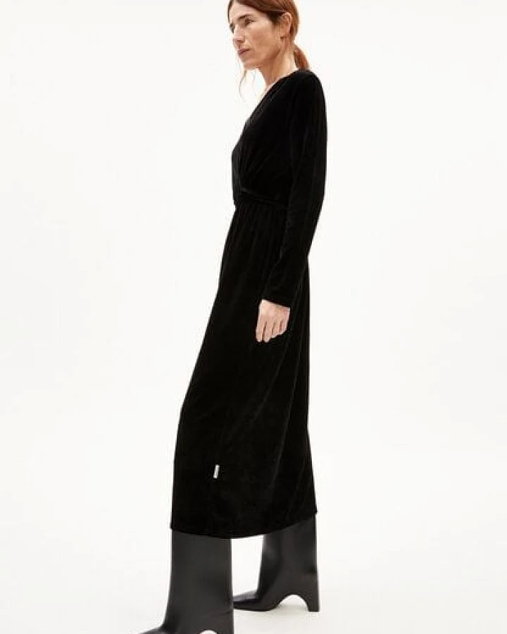 ARMEDANGELS VERLAAR Damen Jerseykleid Regular Fit aus Samt