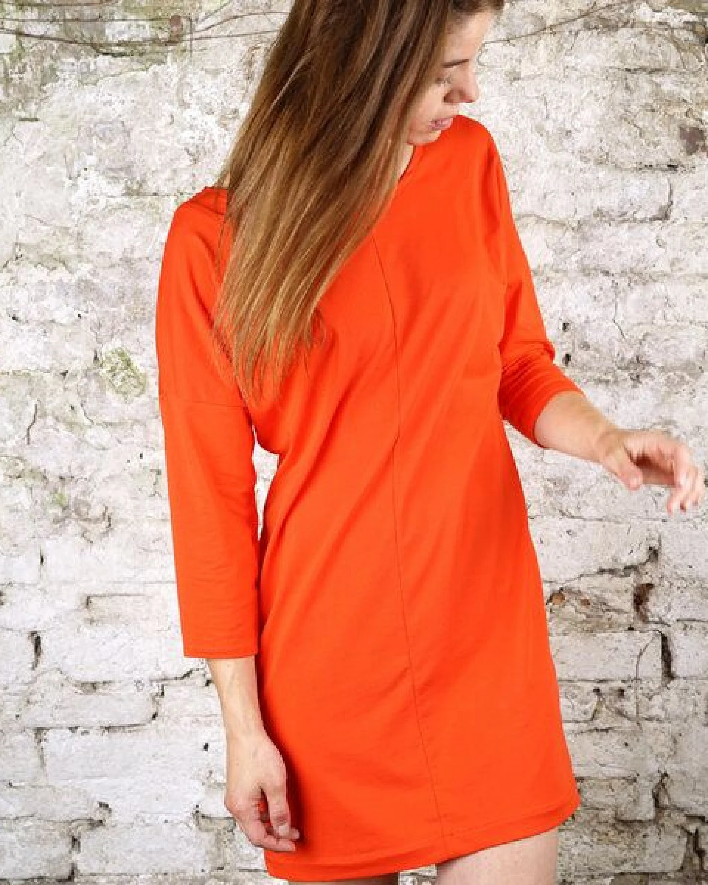Lena Schokolade Kleid superrot – Ansicht 3