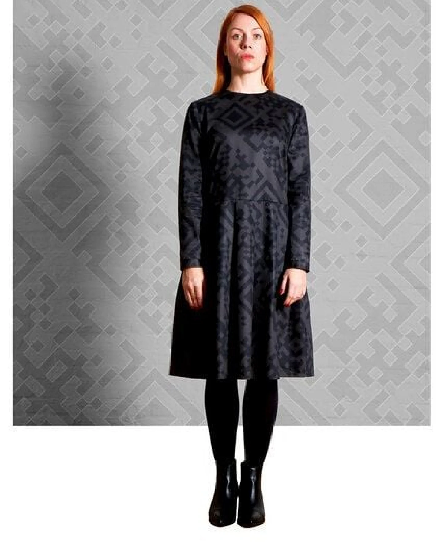 Sophia Schneider-Esleben Dress Eve QR - Damenkleid aus Bio-Baumwolle – Ansicht 3