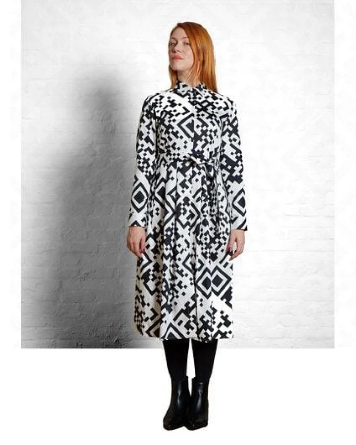 Sophia Schneider-Esleben Dress Marie QR - Damenkleid aus Bio-Baumwolle