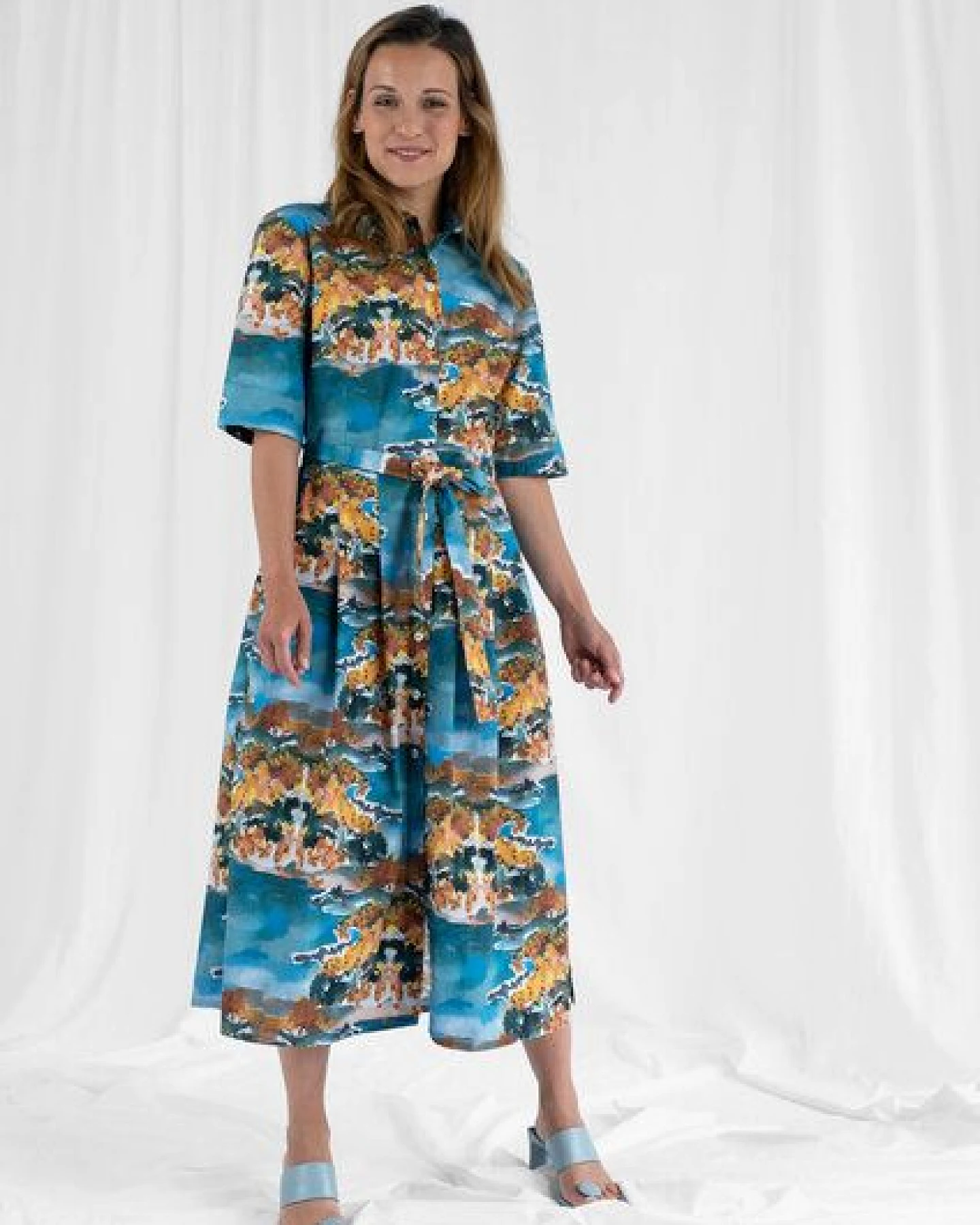 Sophia Schneider-Esleben Dress Marie, Mimosa - Damenkleid aus Bio-Baumwolle – Ansicht 2