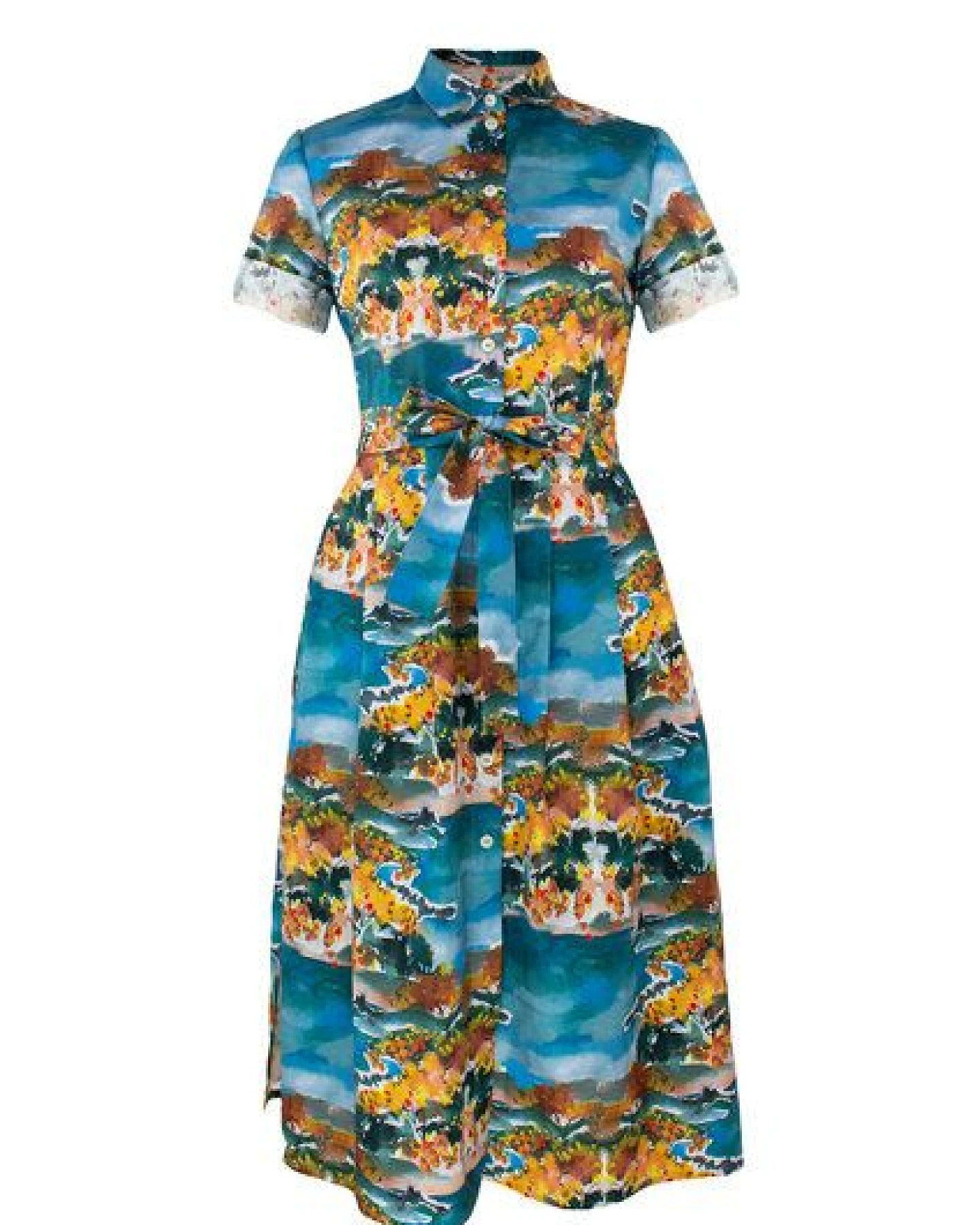 Sophia Schneider-Esleben Dress Marie, Mimosa - Damenkleid aus Bio-Baumwolle – Ansicht 3