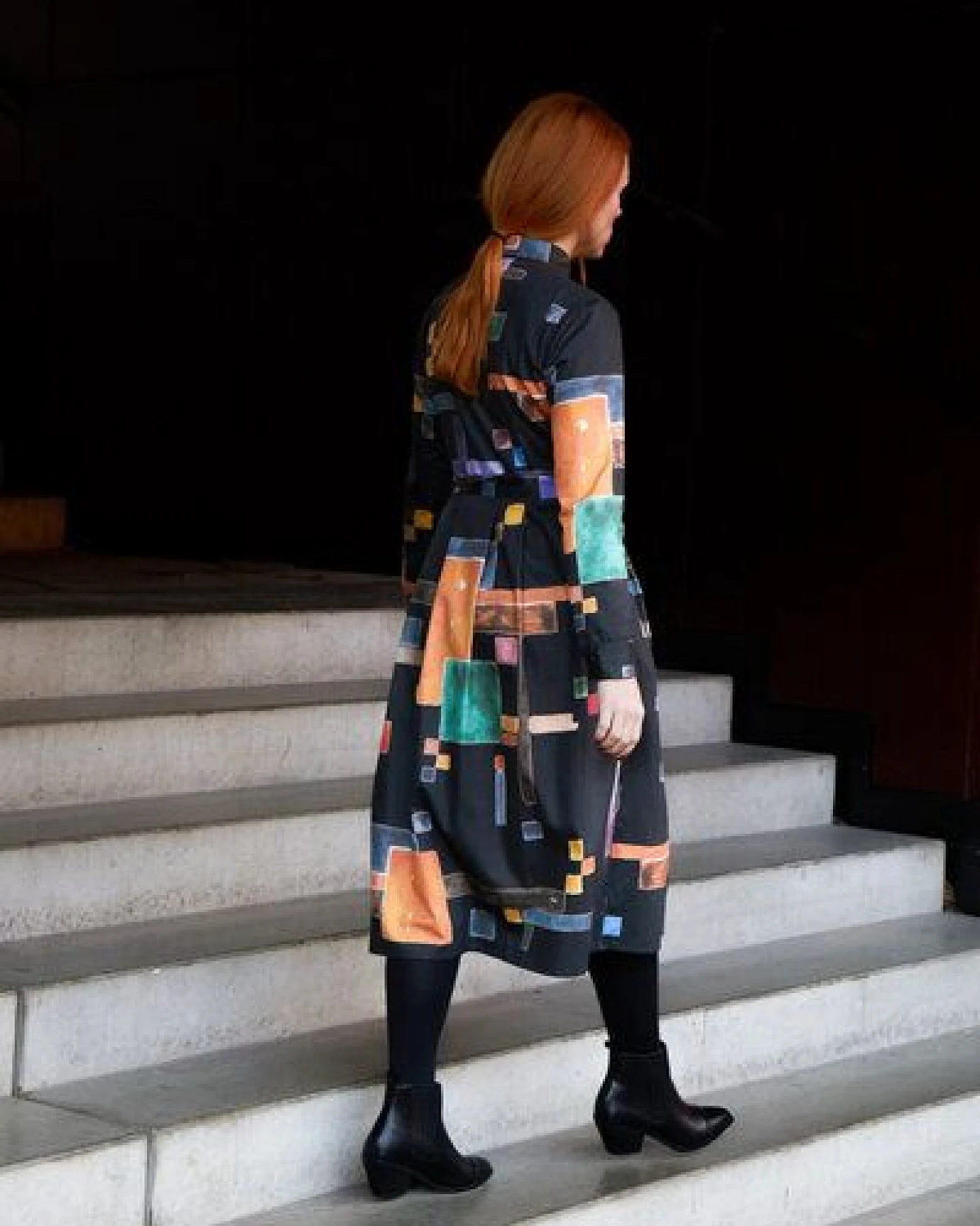 Sophia Schneider-Esleben Dress Marie, Triadic - Damenkleid aus Bio-Baumwolle – Ansicht 2