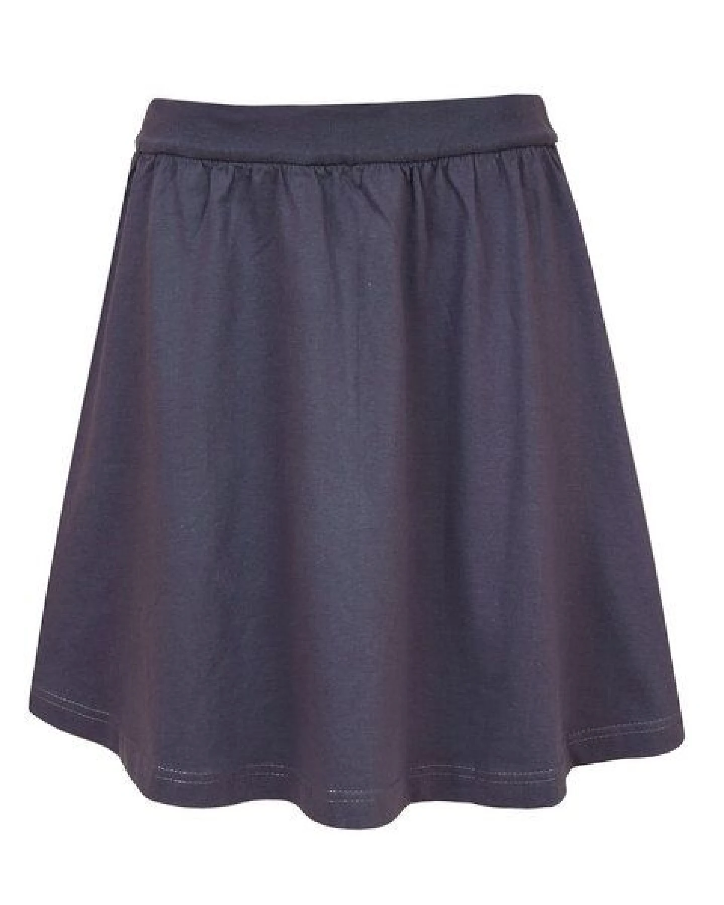Lena Schokolade Rock Charcoal aus Bio-Jersey – Ansicht 2