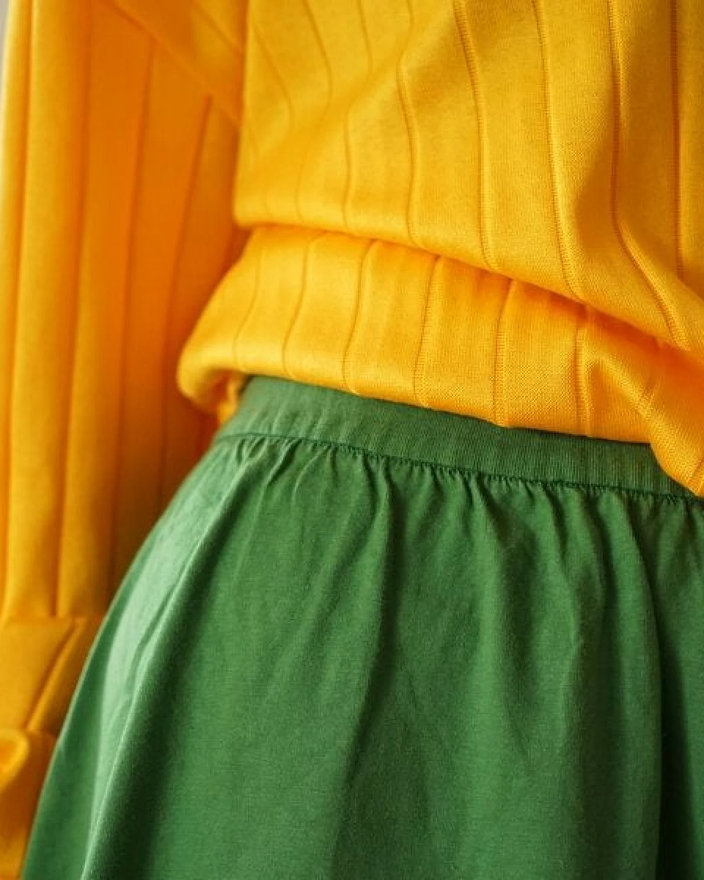 Lena Schokolade Rock Green aus Bio-Baumwolle – Ansicht 4