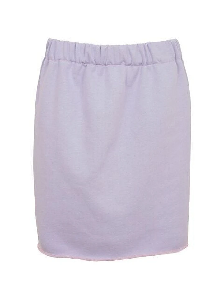 Lena Schokolade Rock Lilac aus Bio-Sweat