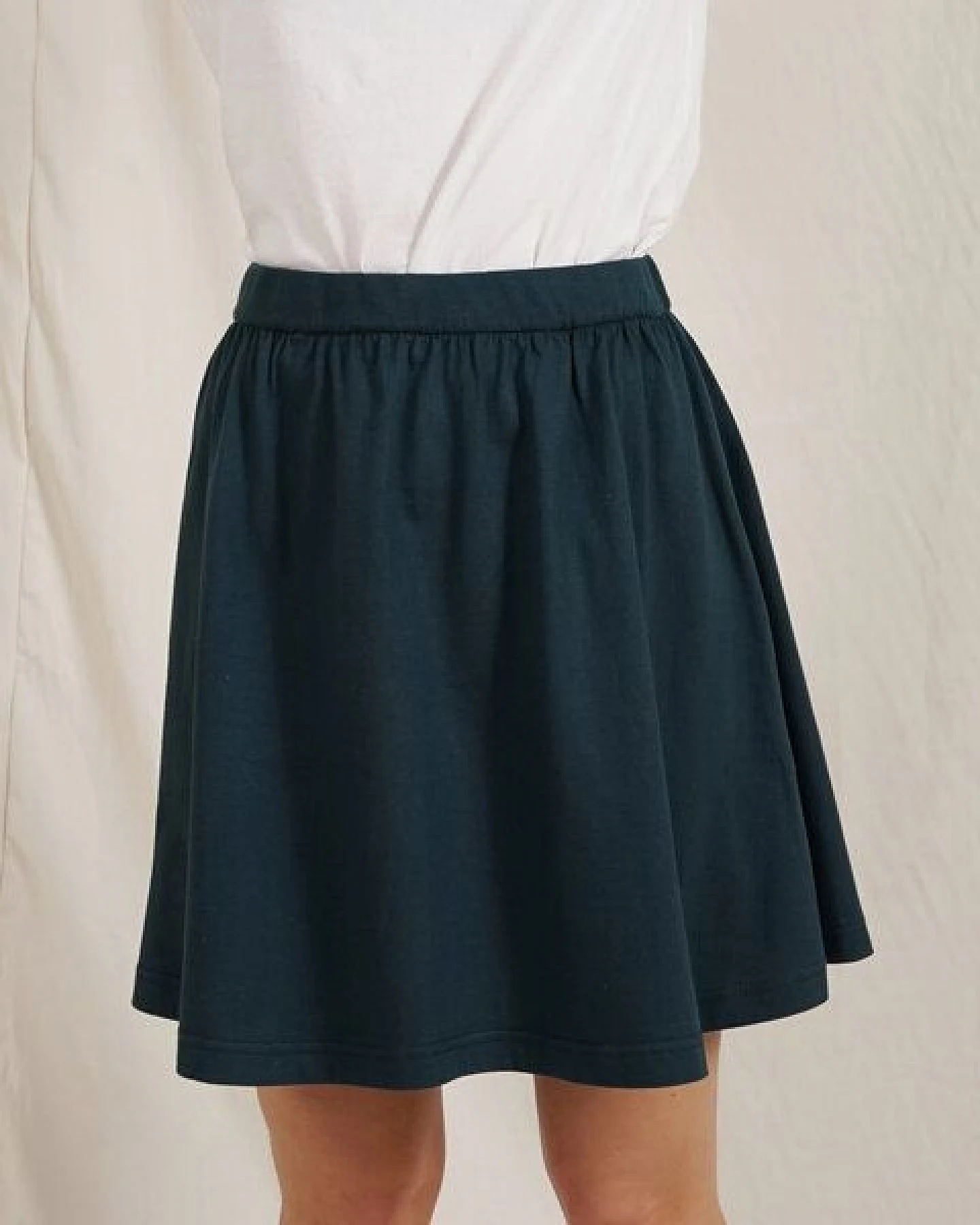 Lena Schokolade Rock versch. Farben aus Bio-Jersey – Ansicht 3