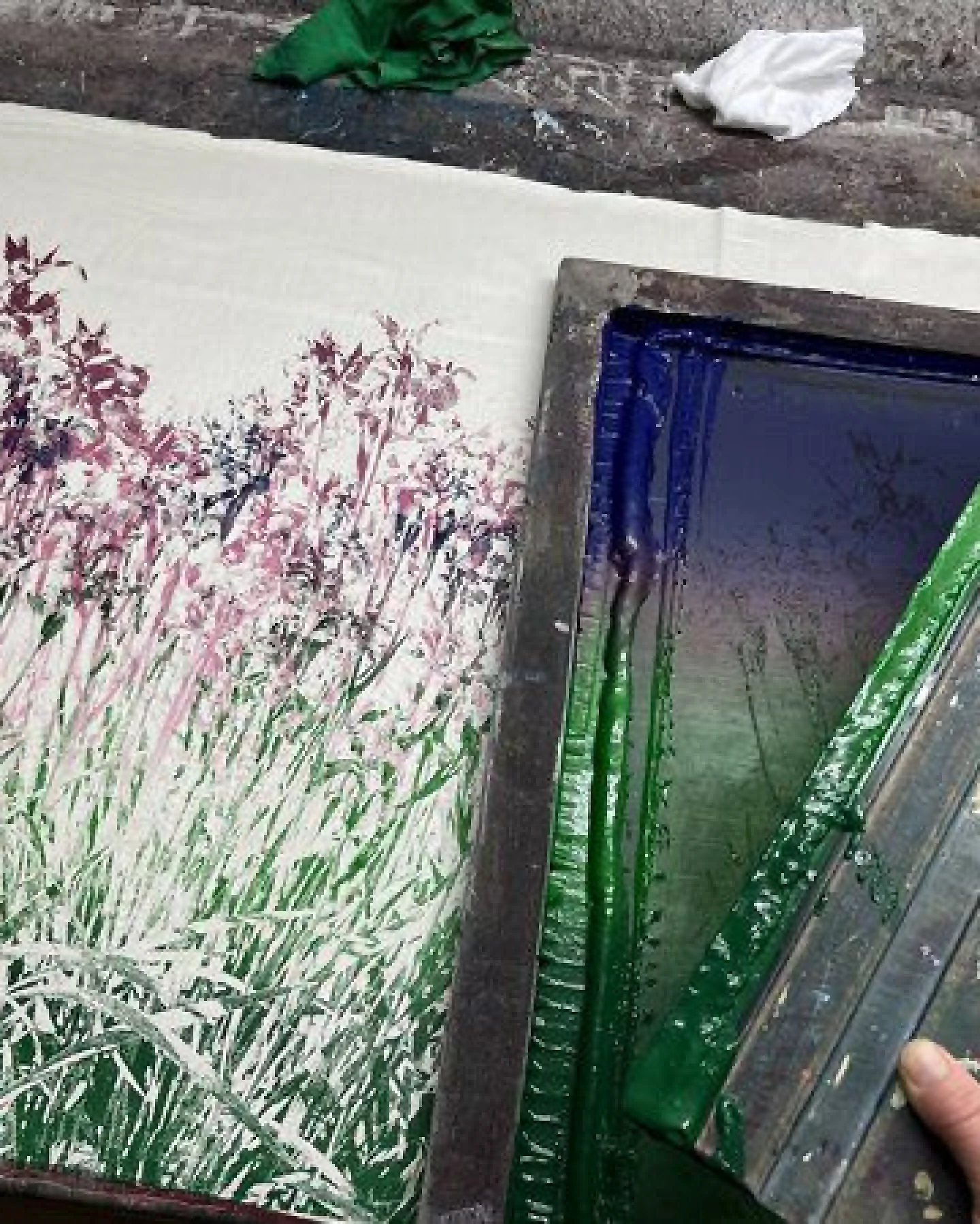 Peaces.bio - handbedruckte Biomode Wickelrock Mystic Iris – Ansicht 2
