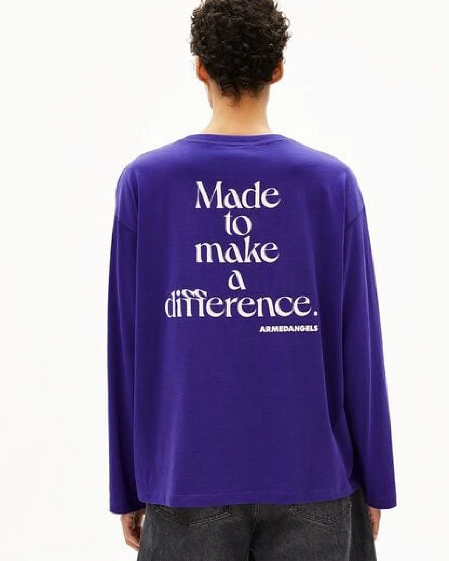 ARMEDANGELS FIETAA DIFFERENCE Damen Longsleeve aus Bio-Baumwolle – Ansicht 2