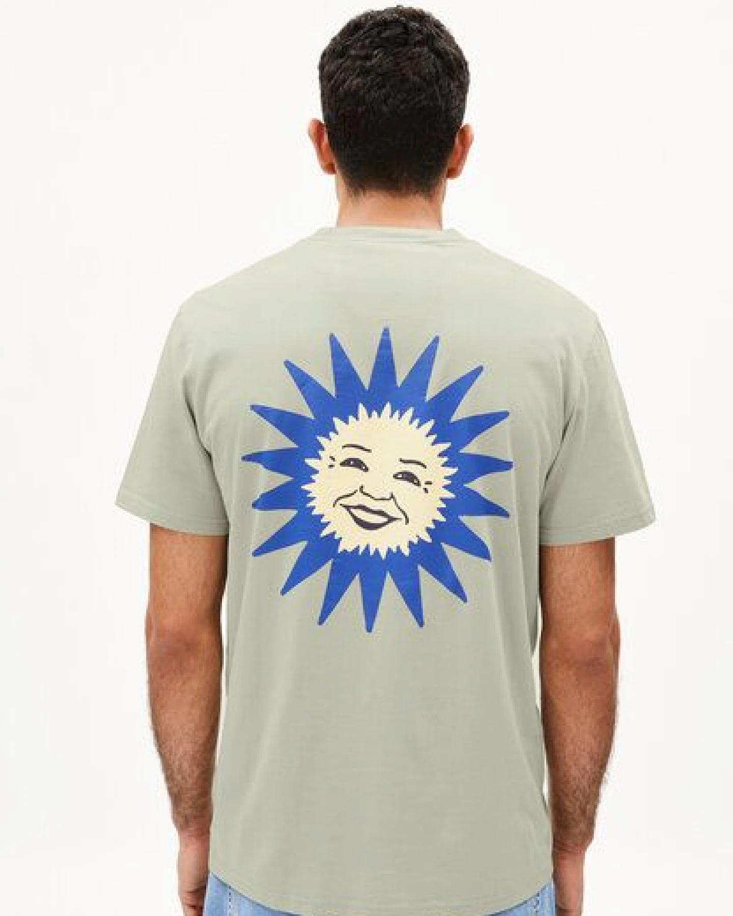 ARMEDANGELS MAARKOS LIGHT SUN Herren T-Shirt aus Bio-Baumwolle – Ansicht 2