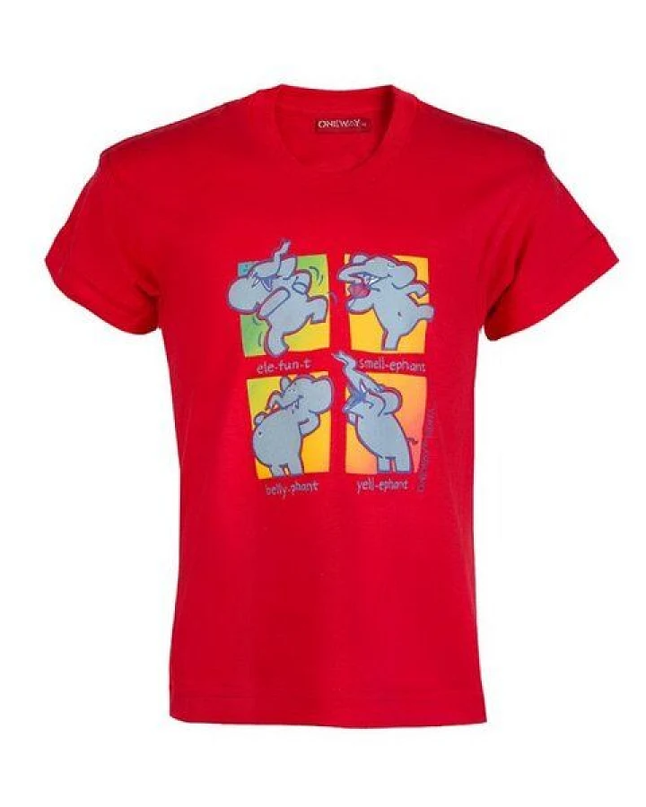 Africulture Kinder T-Shirt "Four fun Elephants" Fairtrade aus Baumwolle