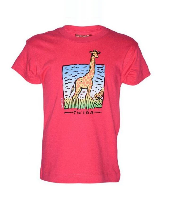 Africulture Kinder T-Shirt "Twiga die Giraffe" Fairtrade aus Baumwolle