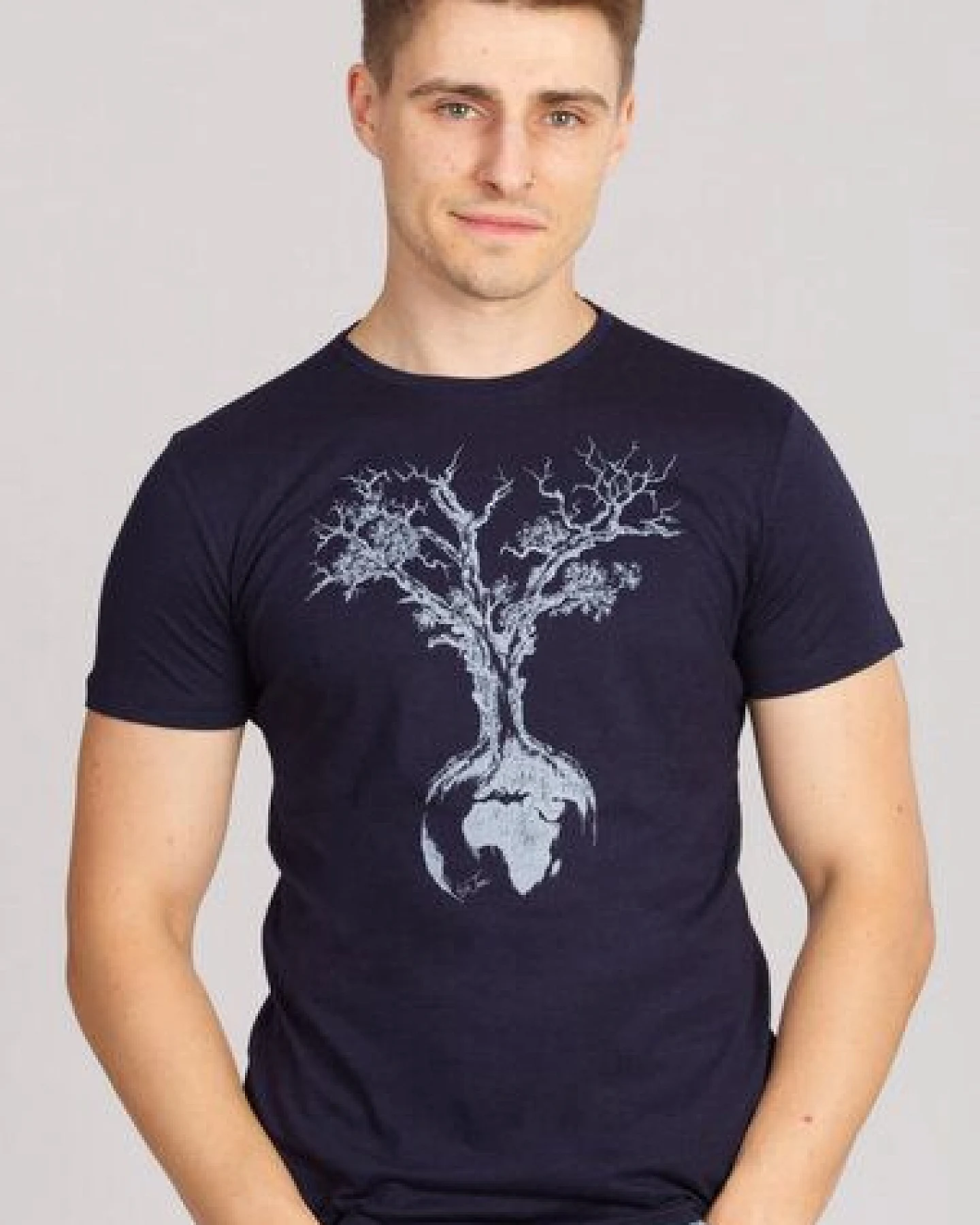 Life-Tree Fairwear Shirt Men Weltenbaum – Ansicht 3