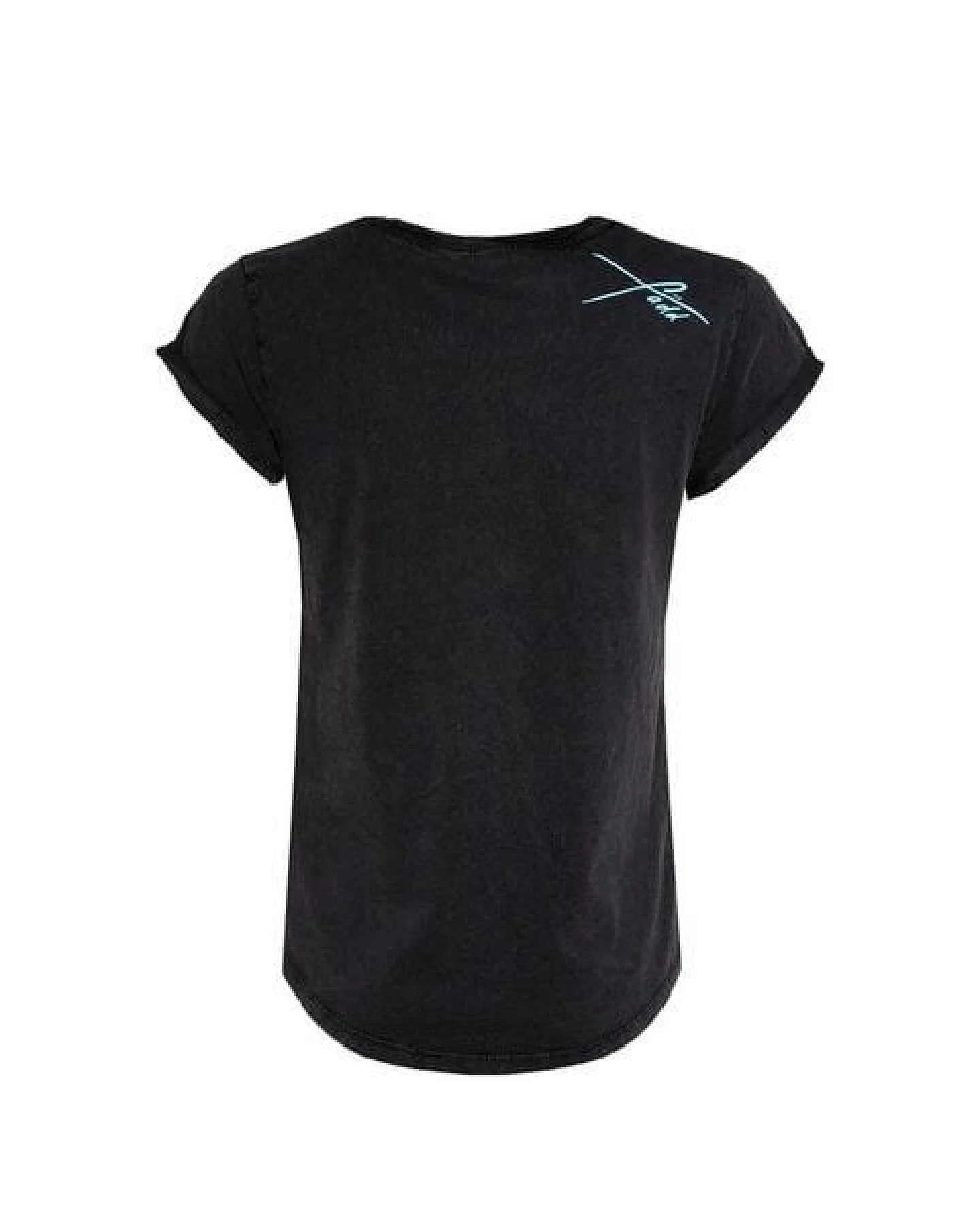 FÄDD Damen T-Shirt Rundhals aus Bio-Baumwolle "Drachenfliege BT" Schwarz – Ansicht 3
