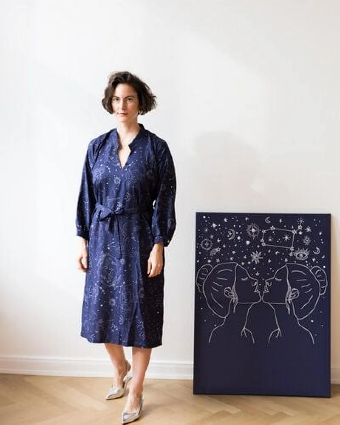 Sophia Schneider-Esleben Dress Lena, Zodiac - Damenkleid aus Bio-Baumwolle – Ansicht 2
