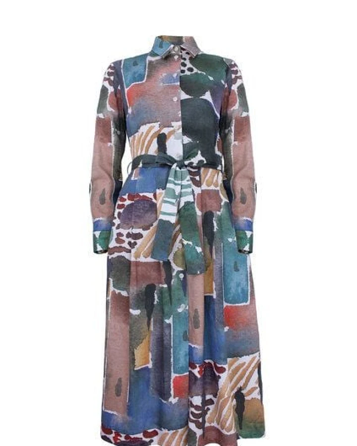 Sophia Schneider-Esleben Dress Marie, San Gimignano - Damenkleid aus Bio-Baumwolle