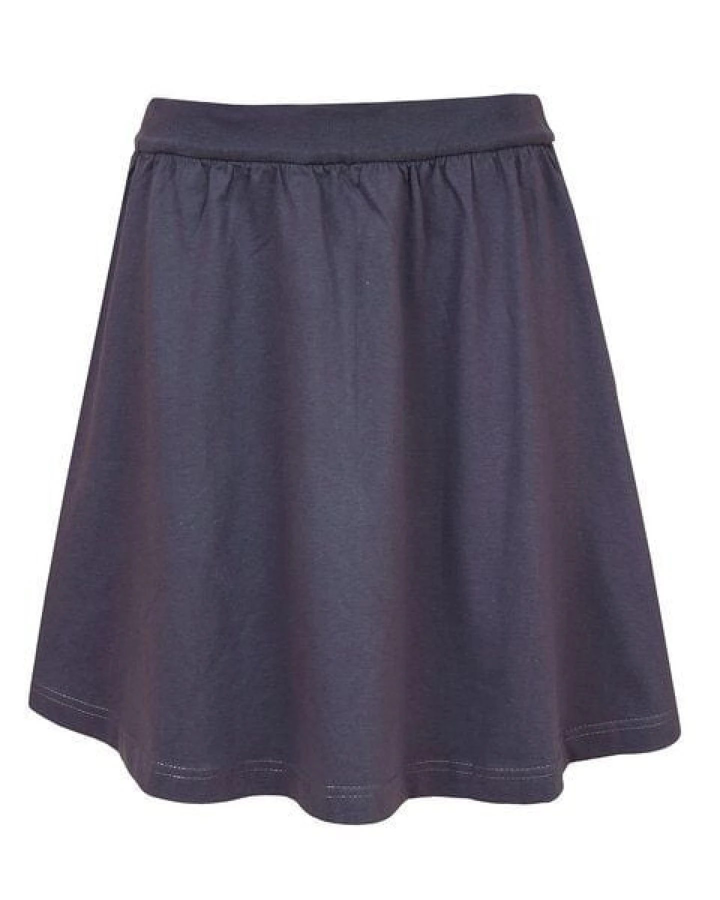 Lena Schokolade Rock Charcoal aus Bio-Jersey – Ansicht 2