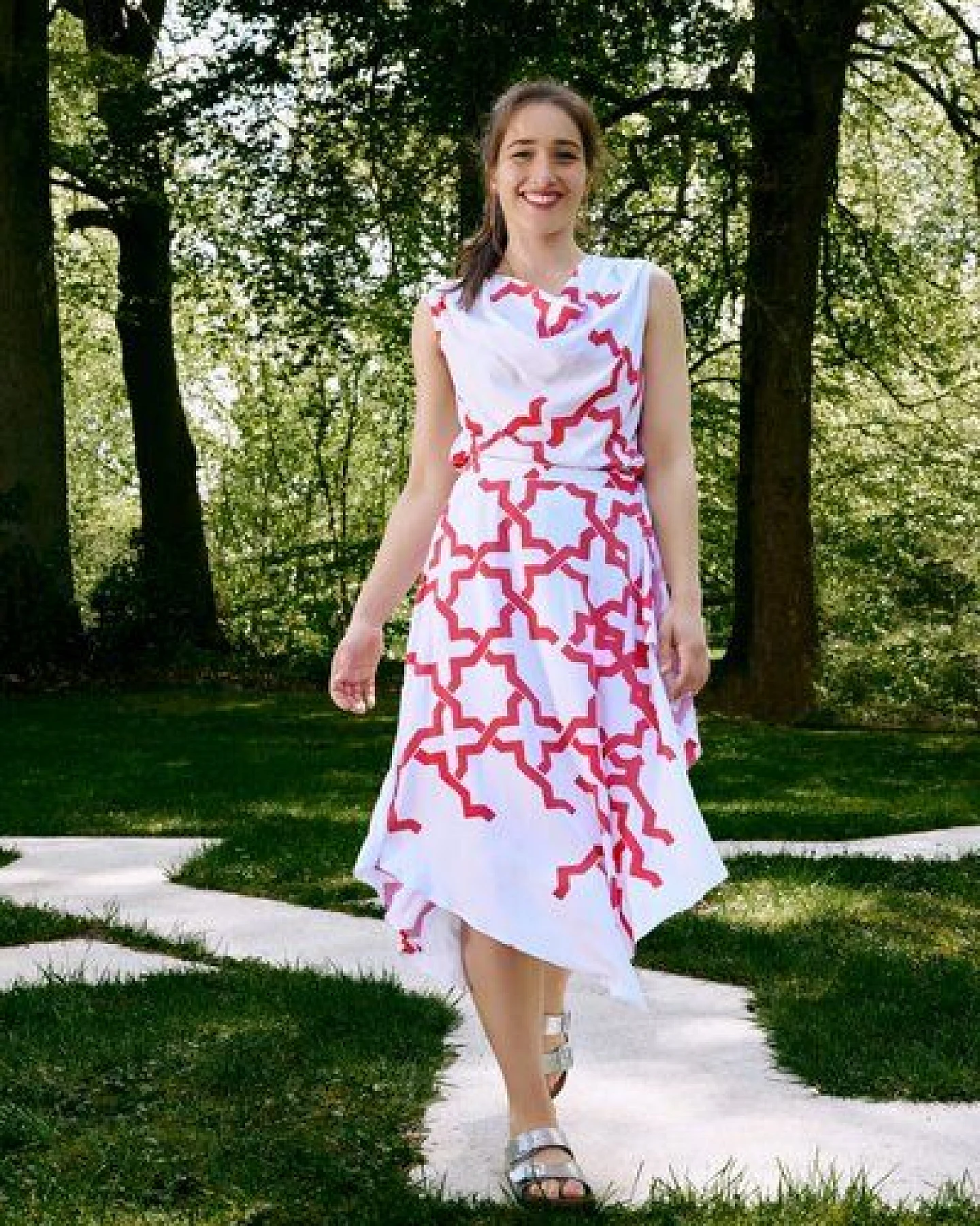 Sophia Schneider-Esleben Cleo - Wickelrock, Schwingrock aus Bio-Baumwolle – Ansicht 2