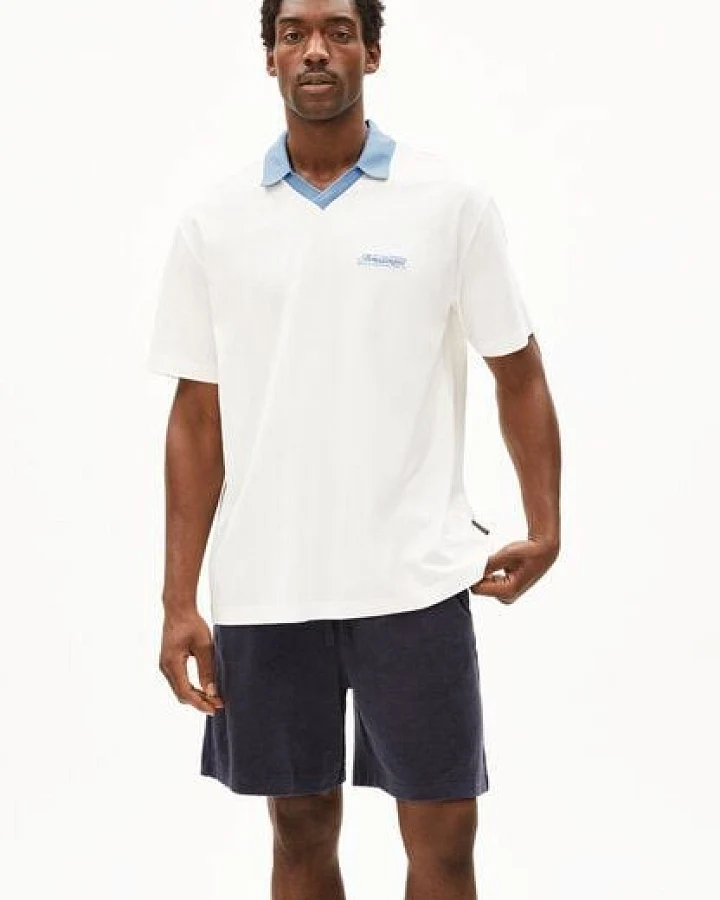 ARMEDANGELS AADRU RETRO Herren Oversized Polo T-Shirt aus Bio-Baumwolle