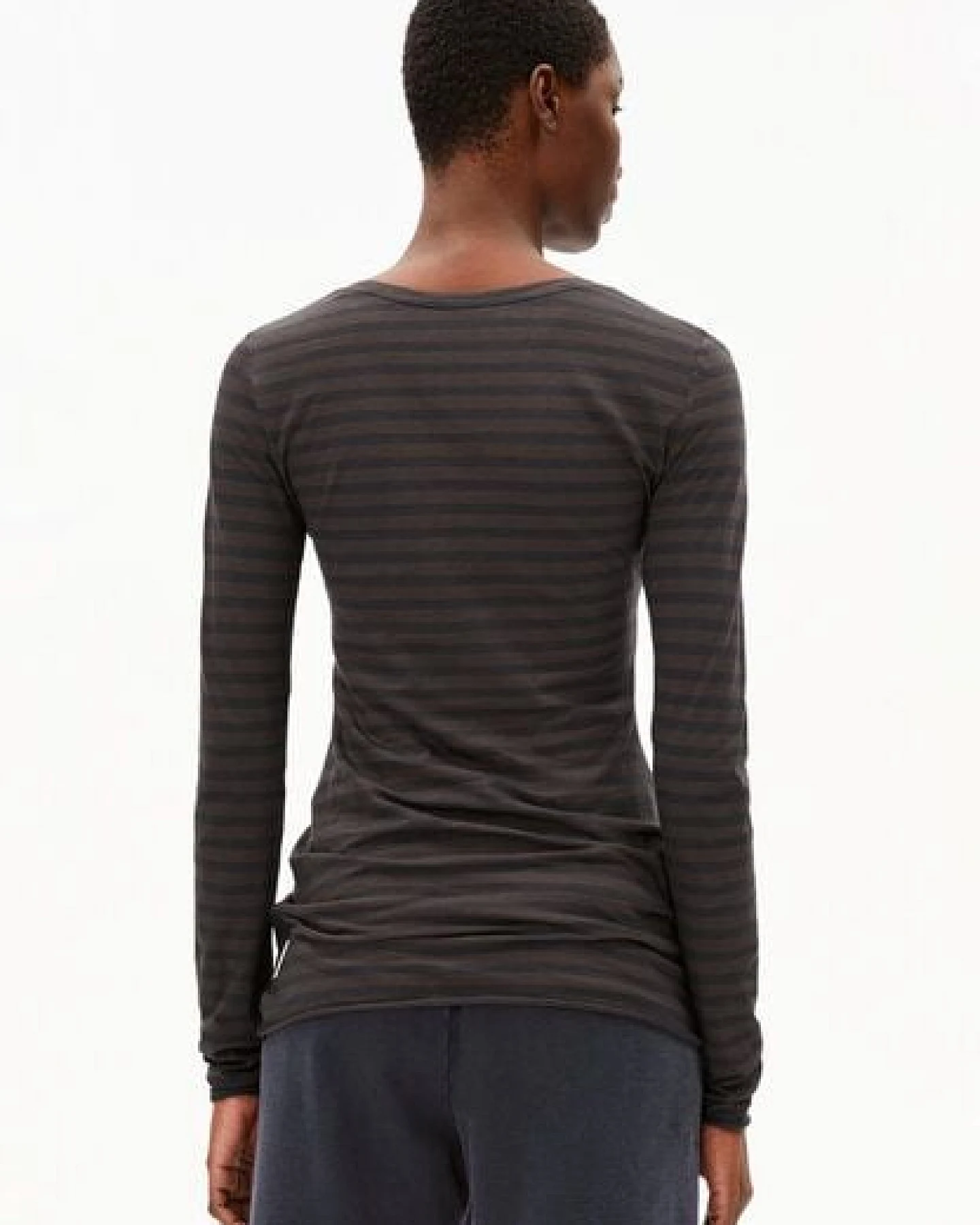 ARMEDANGELS EINIAARA STRIPES Damen Longsleeve aus Bio-Baumwolle – Ansicht 2
